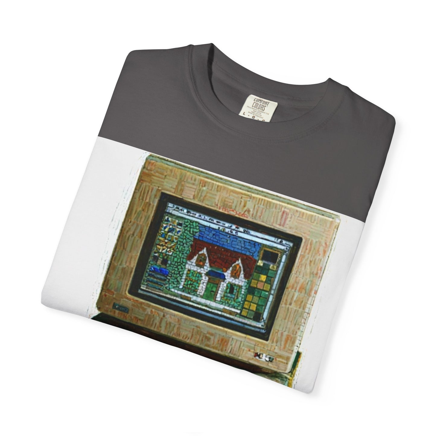 Classic business machine inspired T-Shirt | Oil Paint Art | Ideal for tech enthusiasts and collectors
