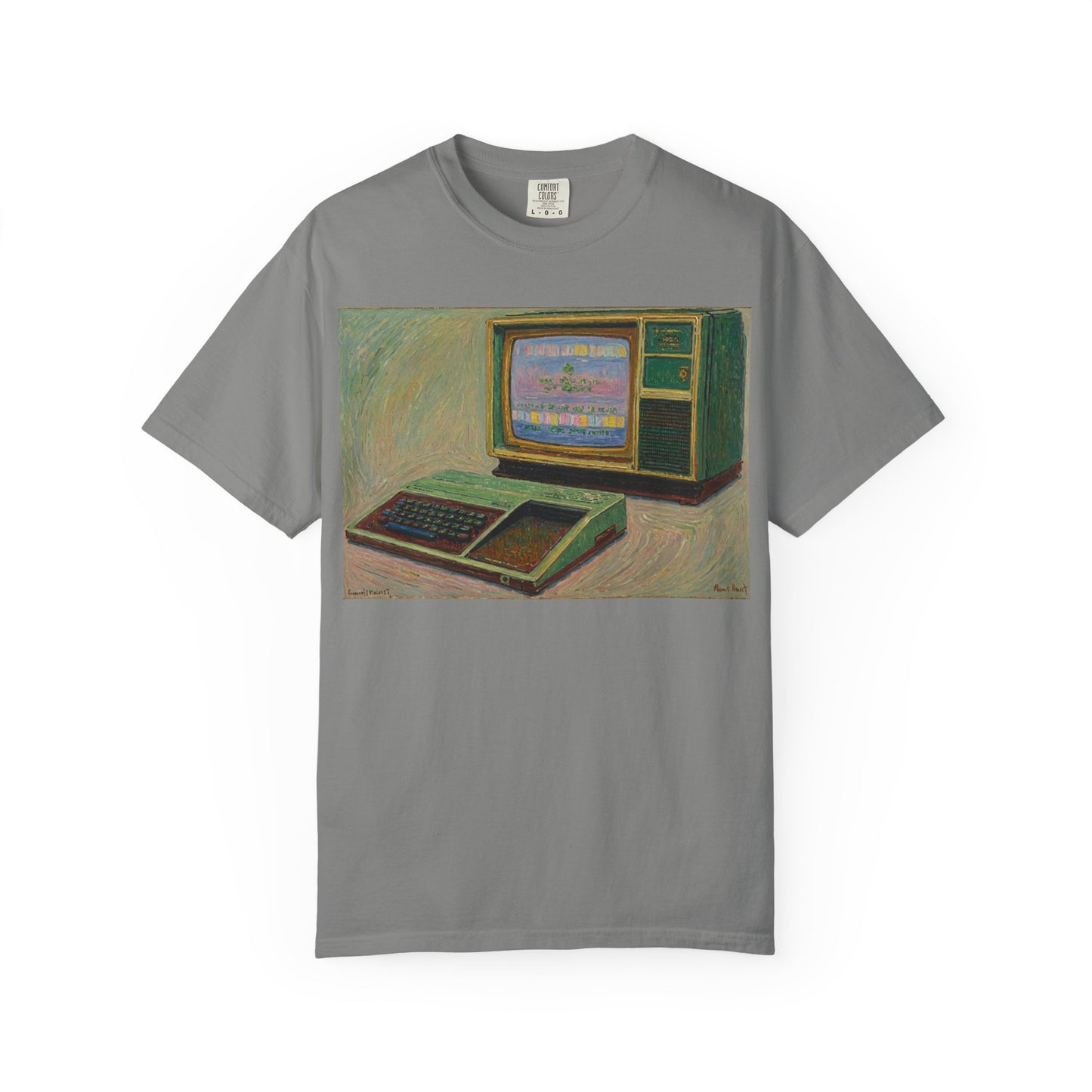 TI 99/4A Home Computer T-Shirt | Oil Art 2 | Ideal for tech enthusiasts and collectors