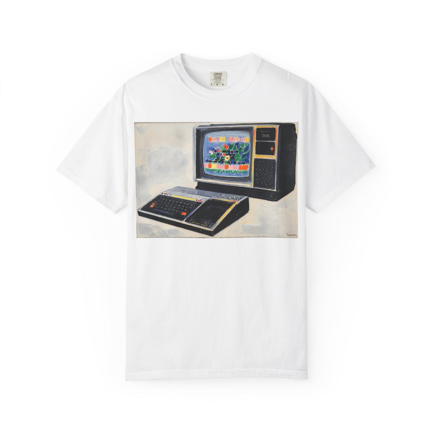 TI 99/4A Home Computer T-Shirt | Canvas Art Color | Ideal for tech enthusiasts and collectors