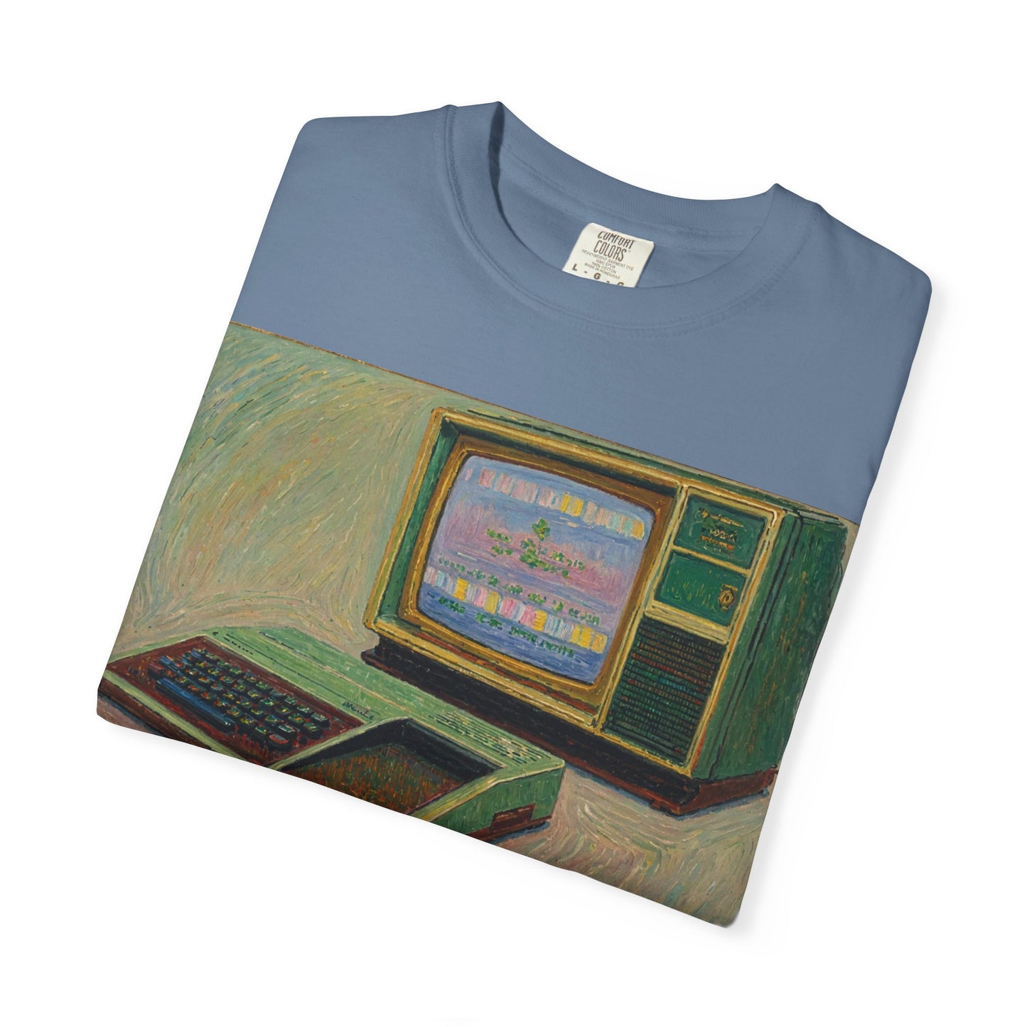 TI 99/4A Home Computer T-Shirt | Oil Art 2 | Ideal for tech enthusiasts and collectors