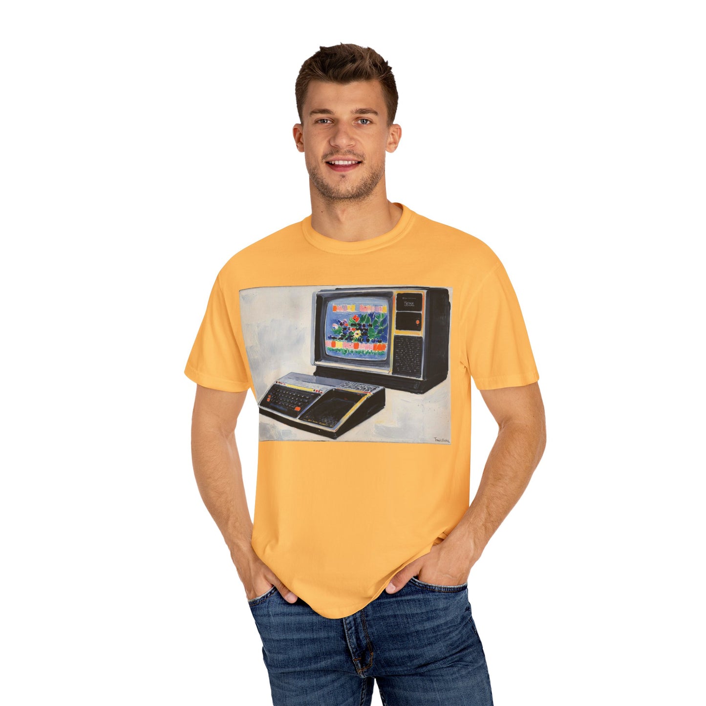 TI 99/4A Home Computer T-Shirt | Canvas Art Color | Ideal for tech enthusiasts and collectors