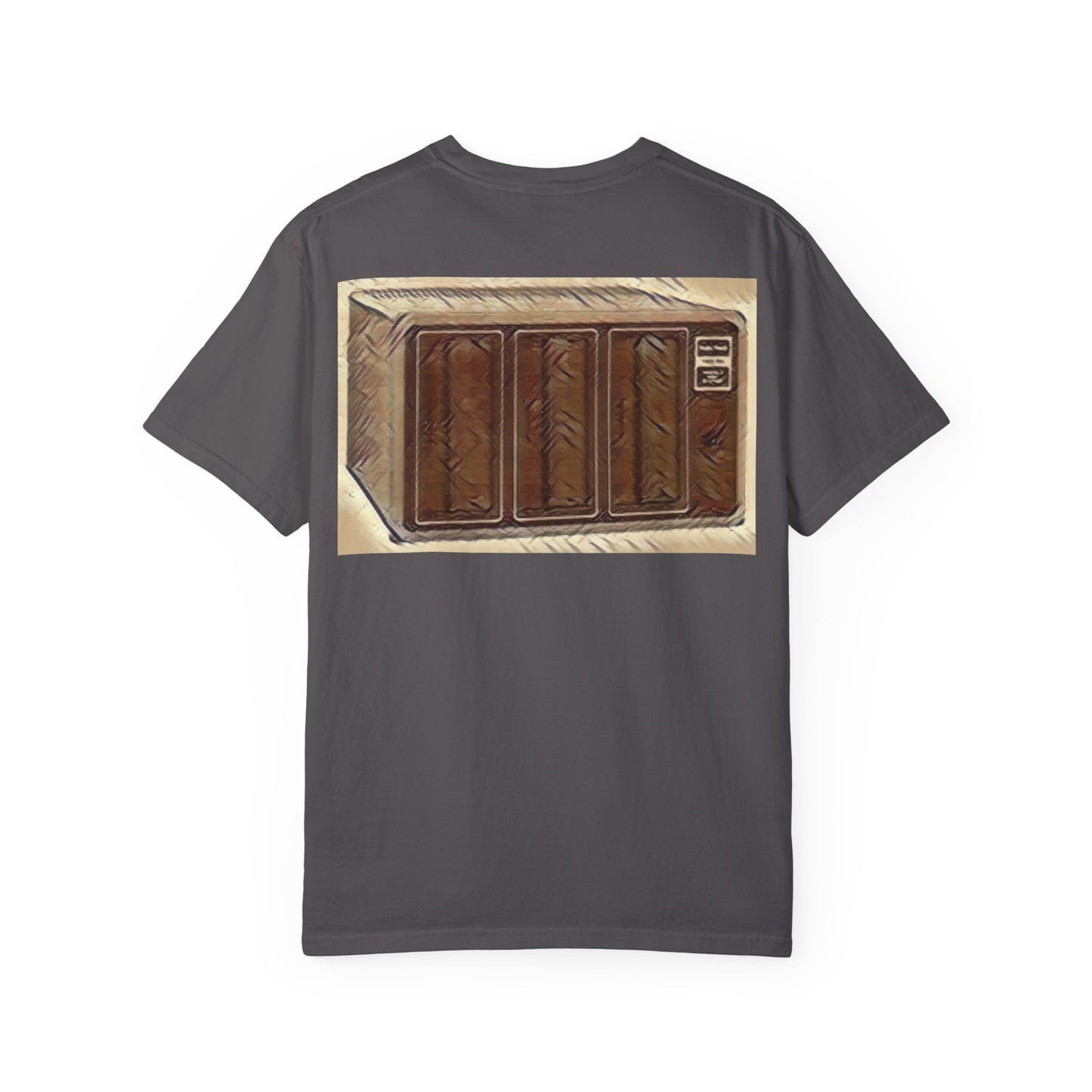 Classic Business Machine With Floppy Disk Bay T-Shirt - Mixed Art Sepia