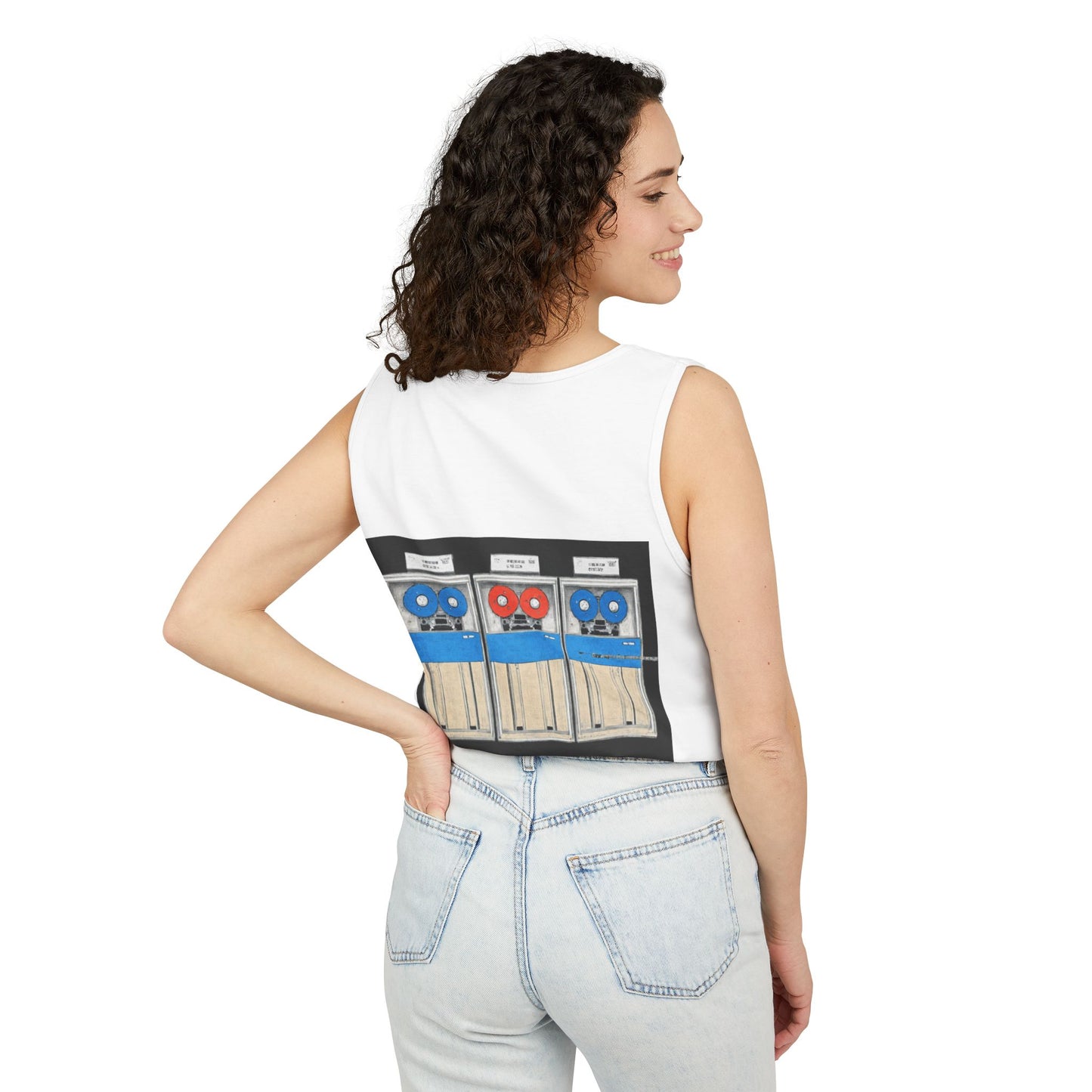 Mainframe Inspired Tank Top | Unisex Retro Graphic Tee for Tech Lovers, Summer Fashion, Gift for Nerds, Festival Wear, 80s Style