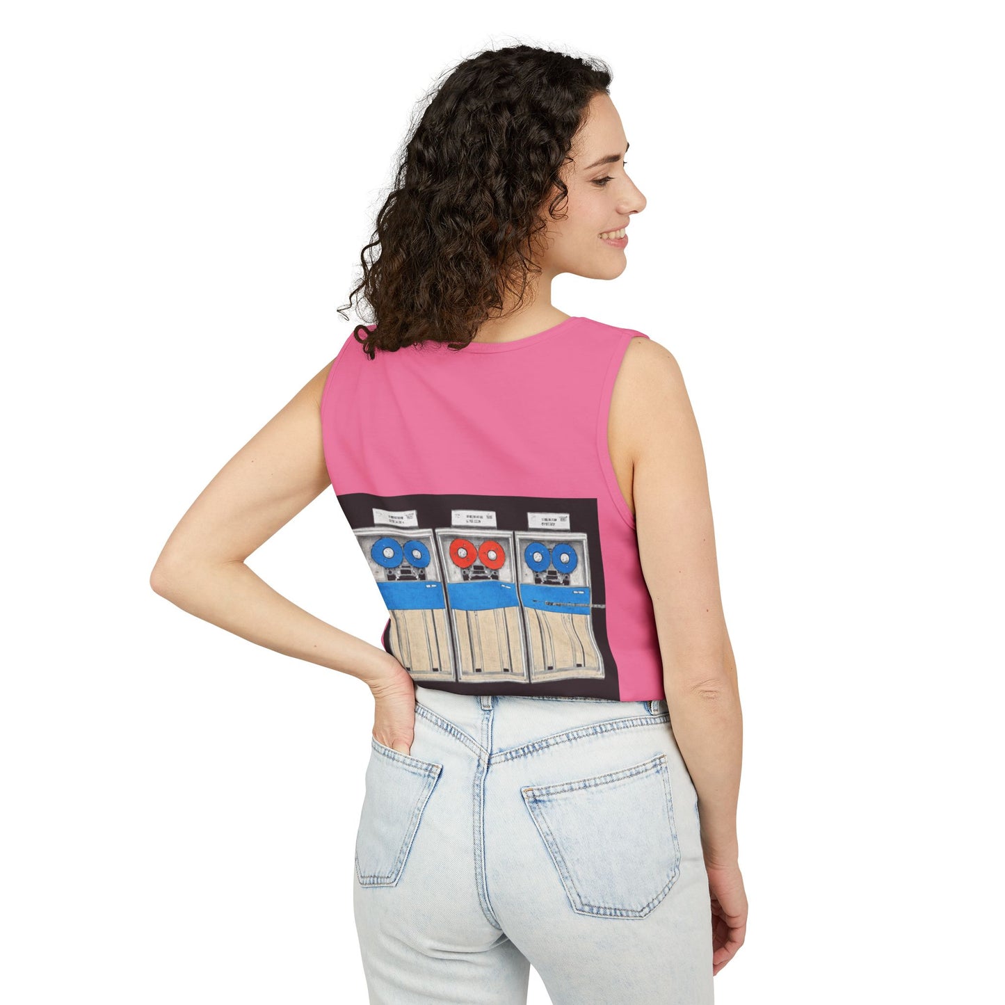 Mainframe Inspired Tank Top | Unisex Retro Graphic Tee for Tech Lovers, Summer Fashion, Gift for Nerds, Festival Wear, 80s Style