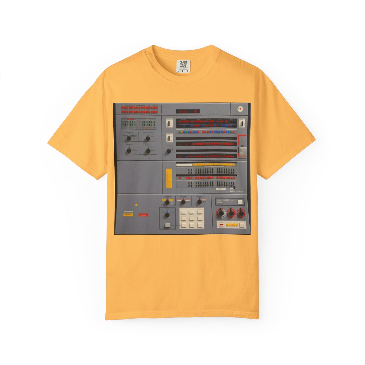 Classic Mainframe Computer Control Panel T-Shirt - Pixel Art Color
