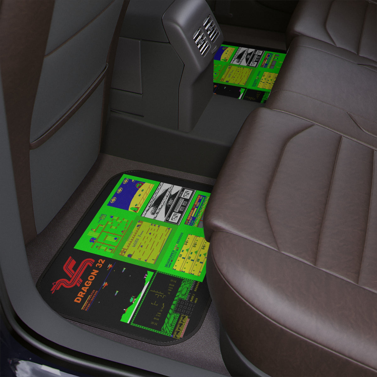 DRAGON 32 Computer Inspired Car Floor Mat