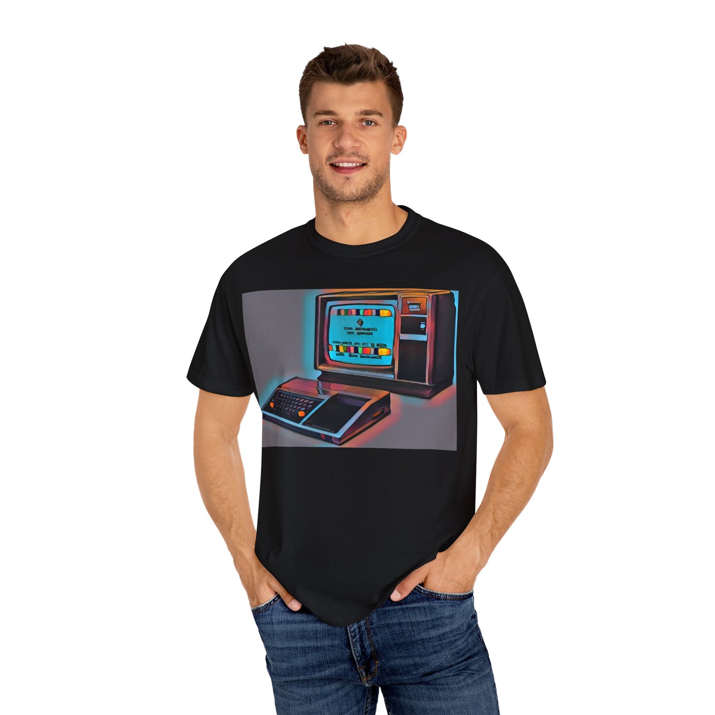 TI 99/4A Home Computer T-Shirt | Print Art Color | Ideal for tech enthusiasts and collectors