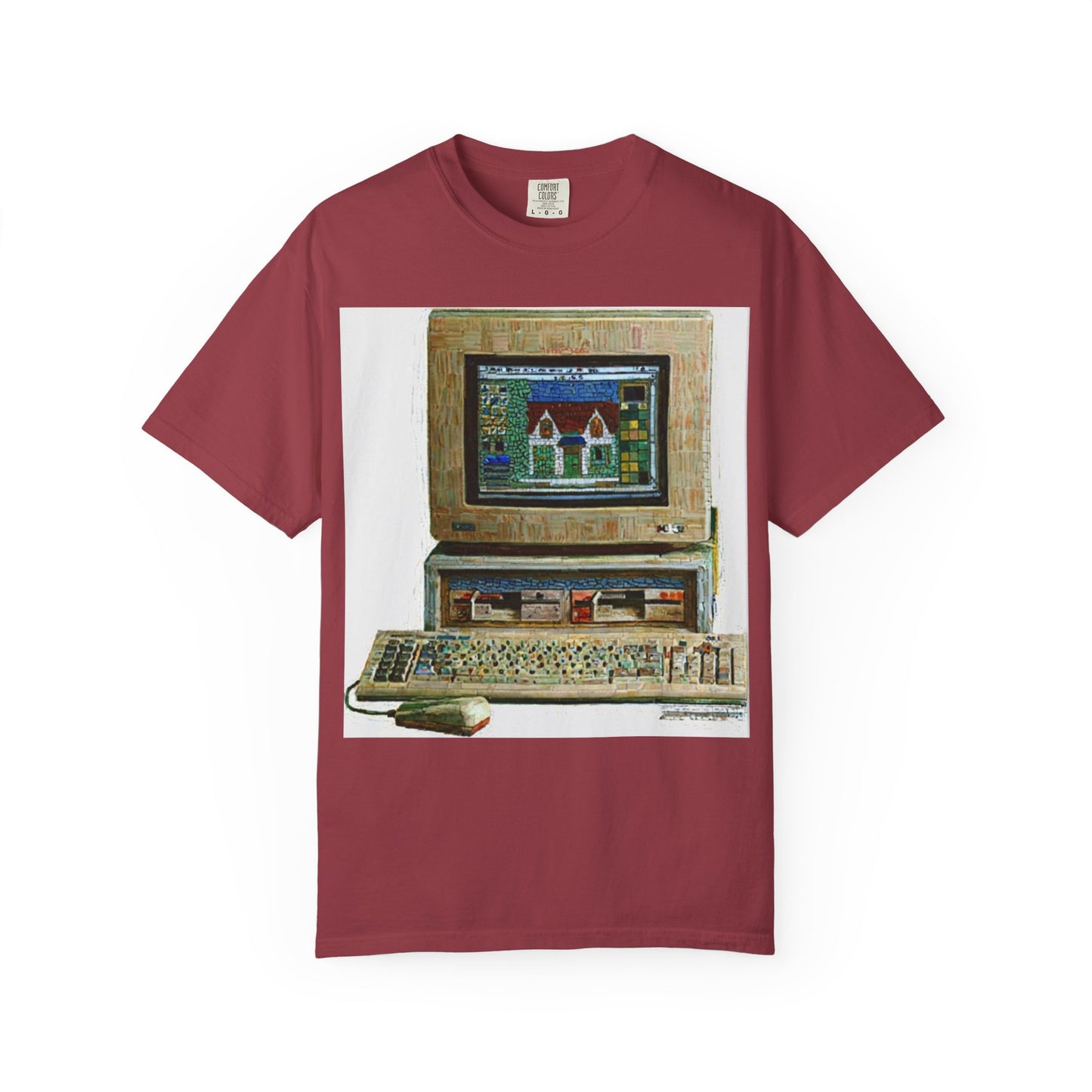 Classic business machine inspired T-Shirt | Oil Paint Art | Ideal for tech enthusiasts and collectors