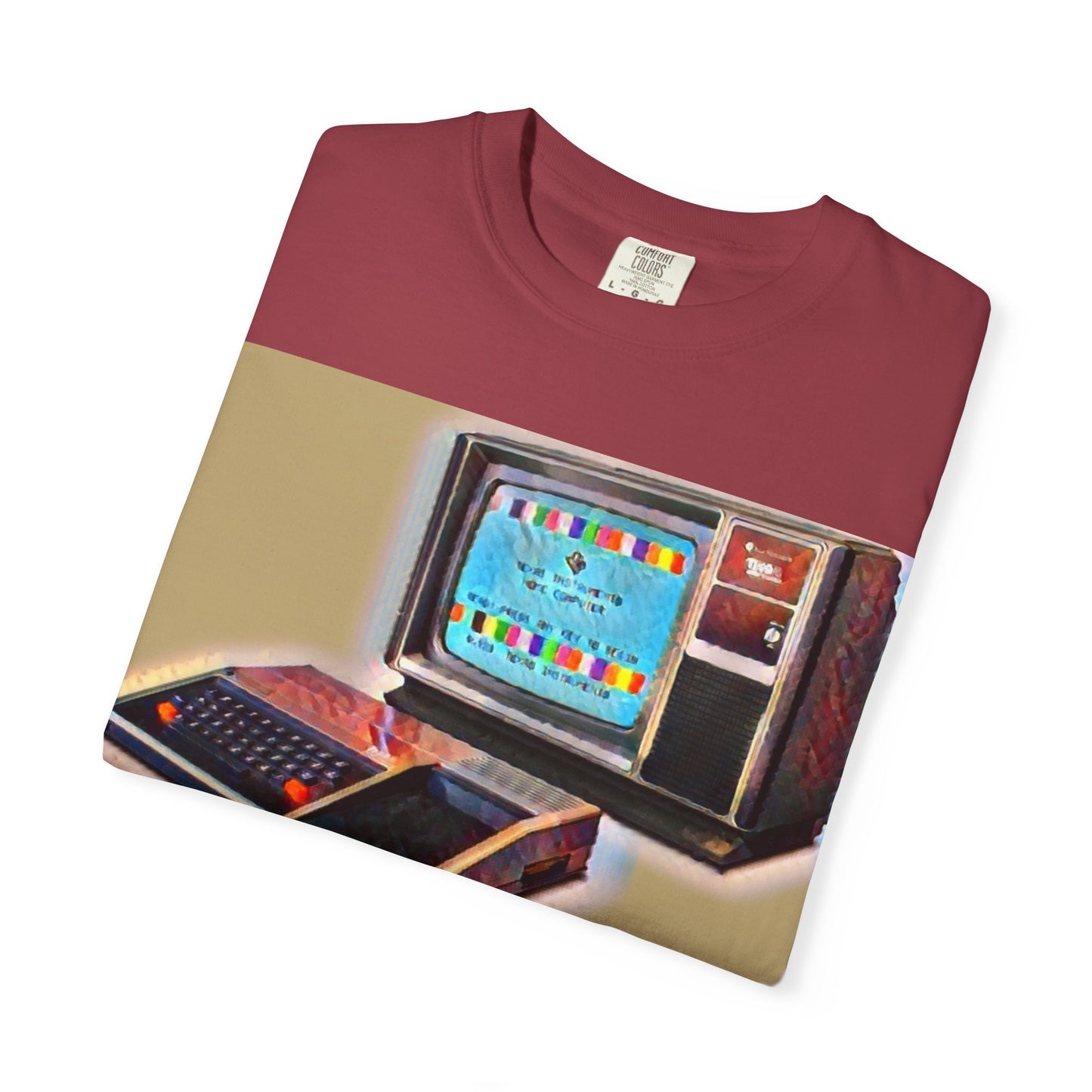 TI 99/4A Home Computer T-Shirt | Water Art Color | Ideal for tech enthusiasts and collectors