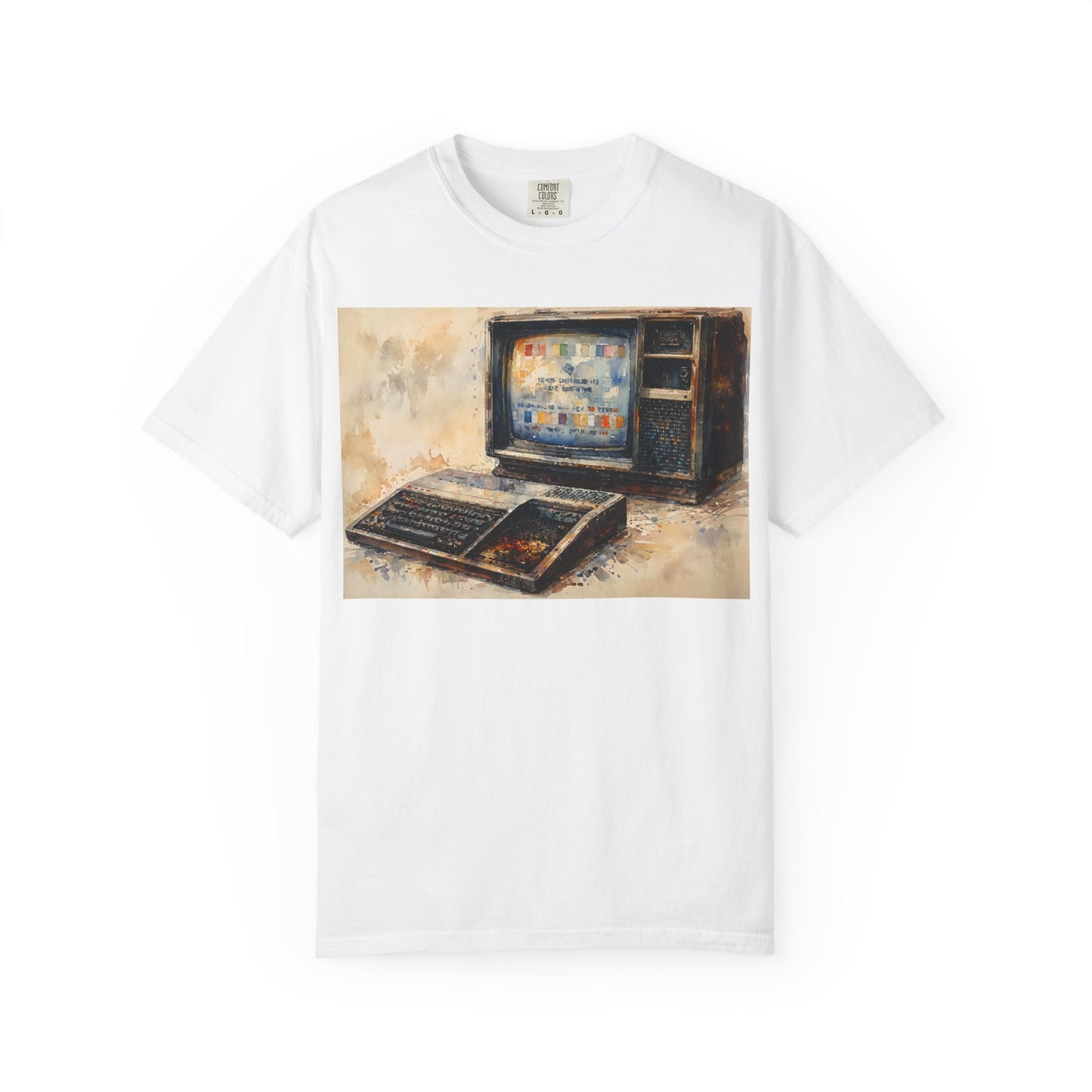 TI 99/4A Home Computer T-Shirt | Oil Art Color | Ideal for tech enthusiasts and collectors