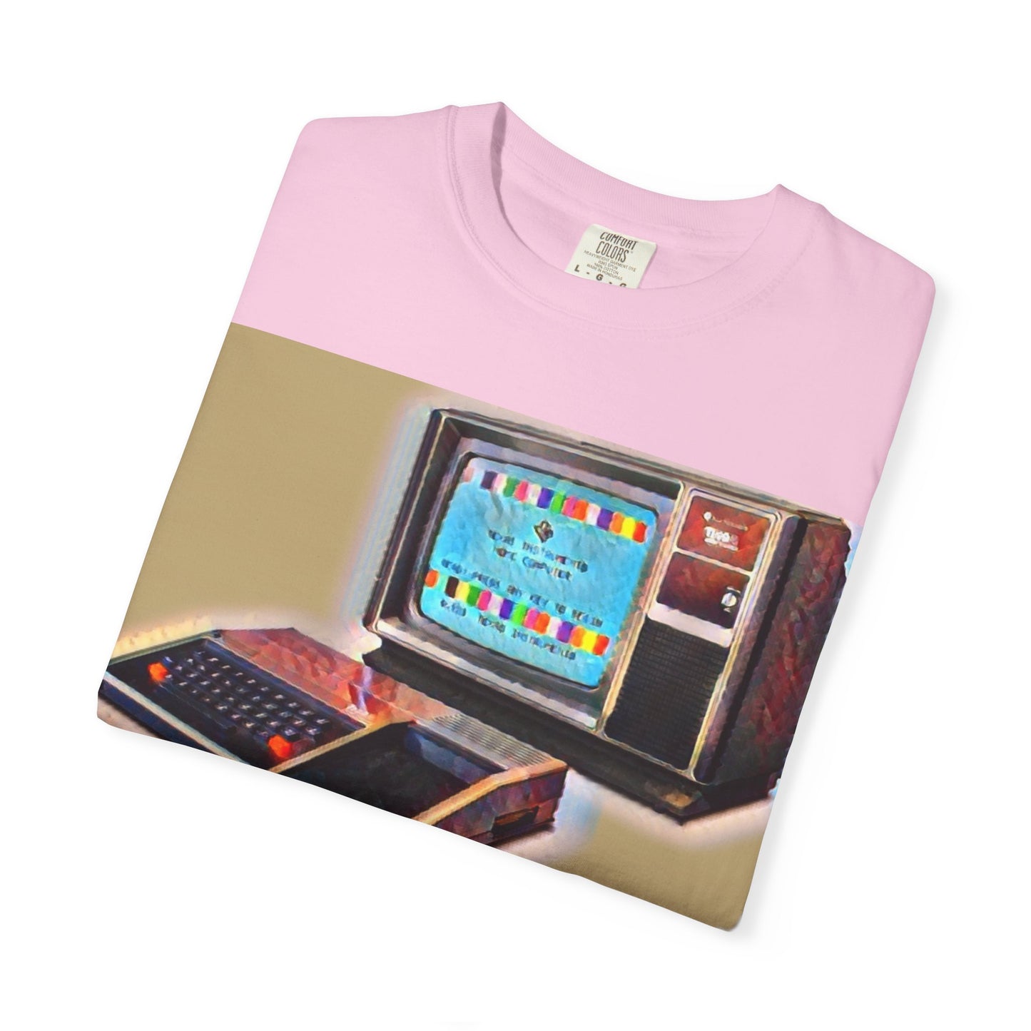 TI 99/4A Home Computer T-Shirt | Water Art Color | Ideal for tech enthusiasts and collectors