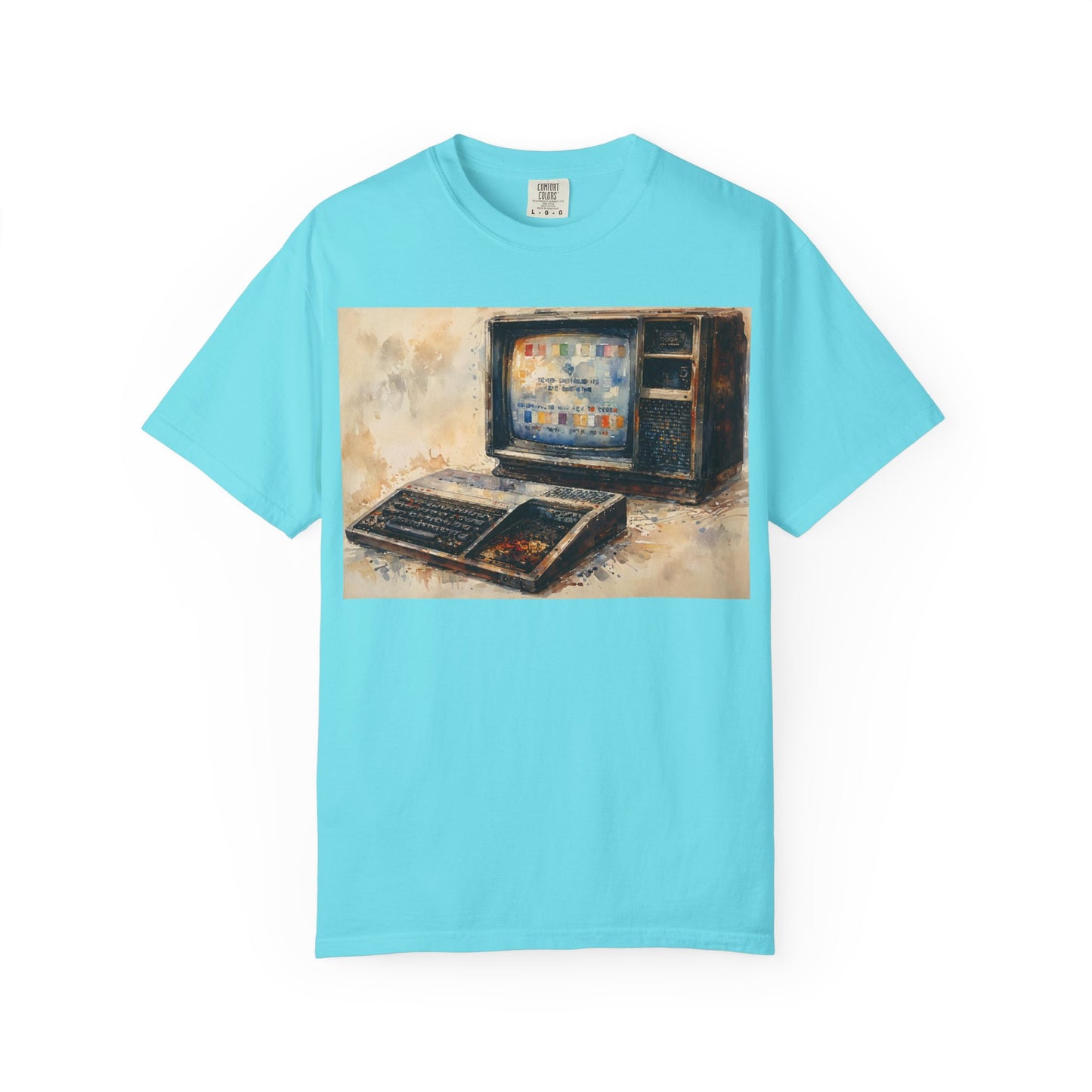 TI 99/4A Home Computer T-Shirt | Oil Art Color | Ideal for tech enthusiasts and collectors