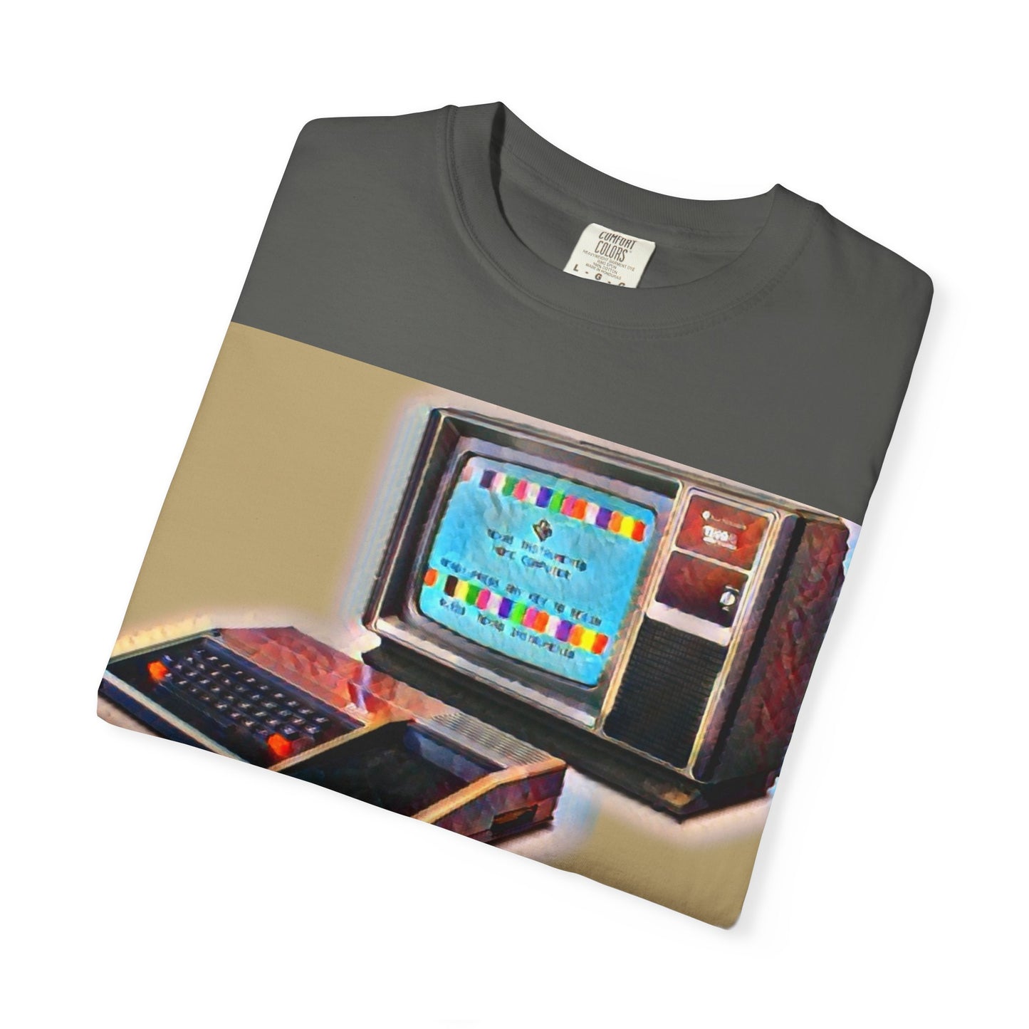 TI 99/4A Home Computer T-Shirt | Water Art Color | Ideal for tech enthusiasts and collectors