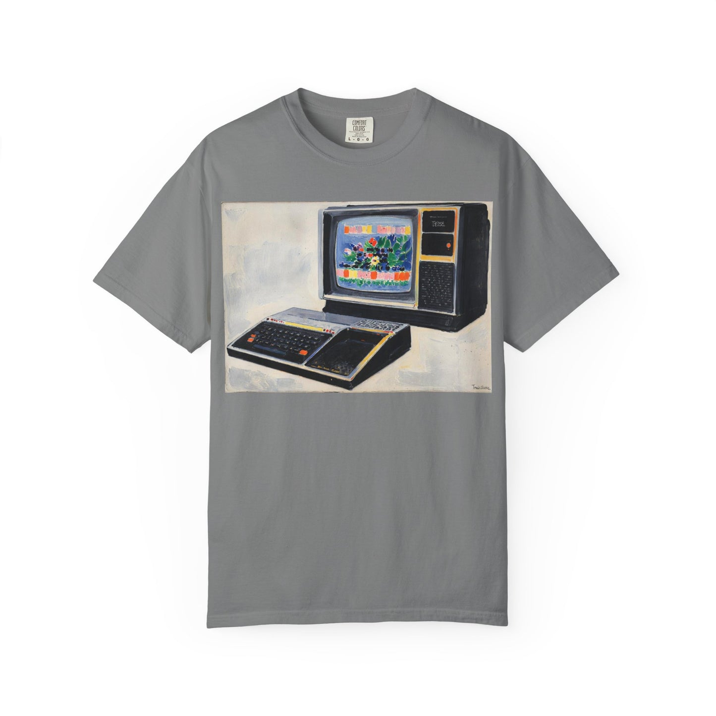TI 99/4A Home Computer T-Shirt | Canvas Art Color | Ideal for tech enthusiasts and collectors