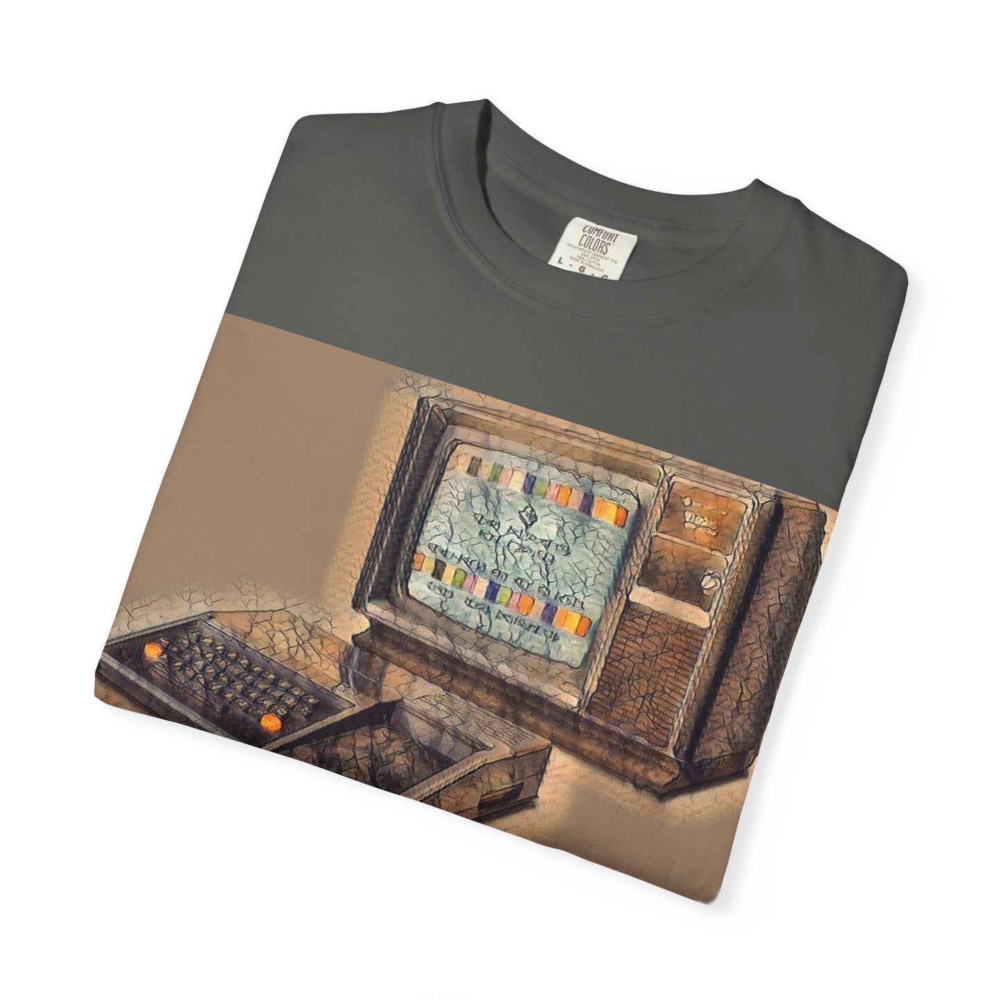 TI 99/4A Home Computer T-Shirt | Sepia/Color Art | Ideal for tech enthusiasts and collectors