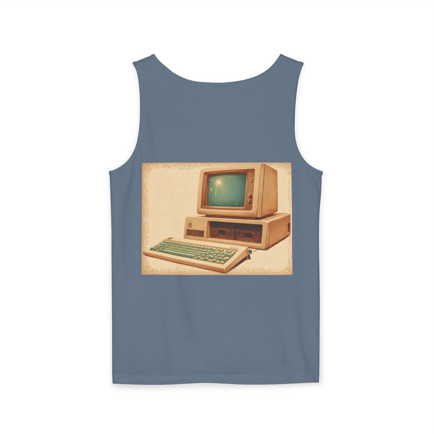 Classic PC Tank Top | Unisex Retro Graphic Tee for Tech Lovers, Summer Fashion, Gift for Nerds, Festival Wear, 80s Style