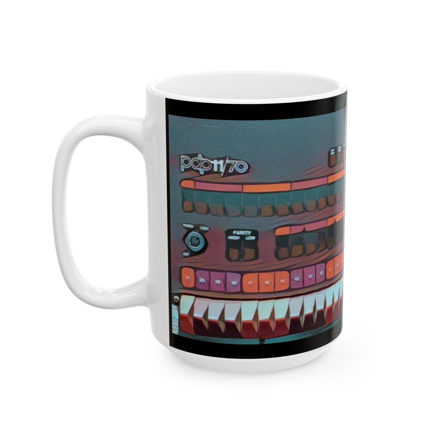 Classic Mini Computer Mug | Print Art | Perfect for Tech Lovers