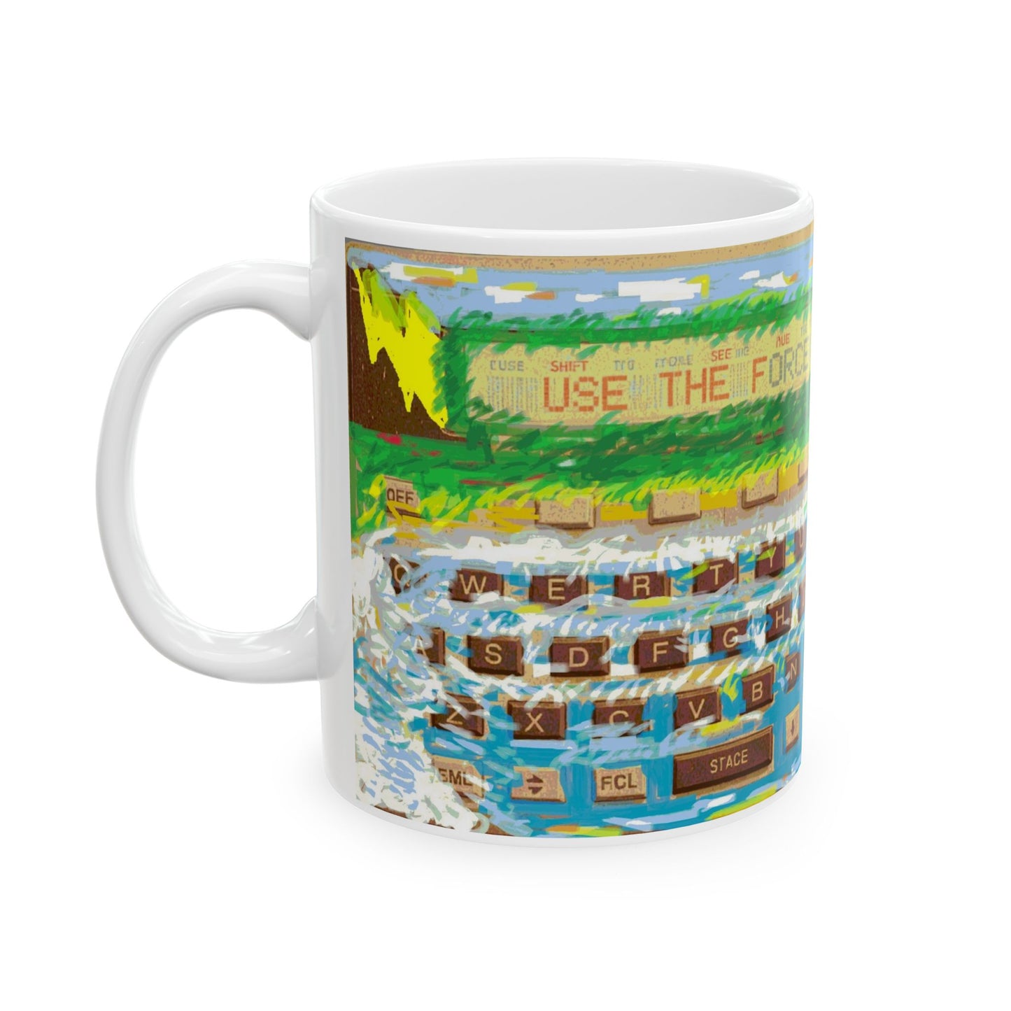 Classic Pocket Computer Mug | Custom Art | Perfect for Tech Lovers