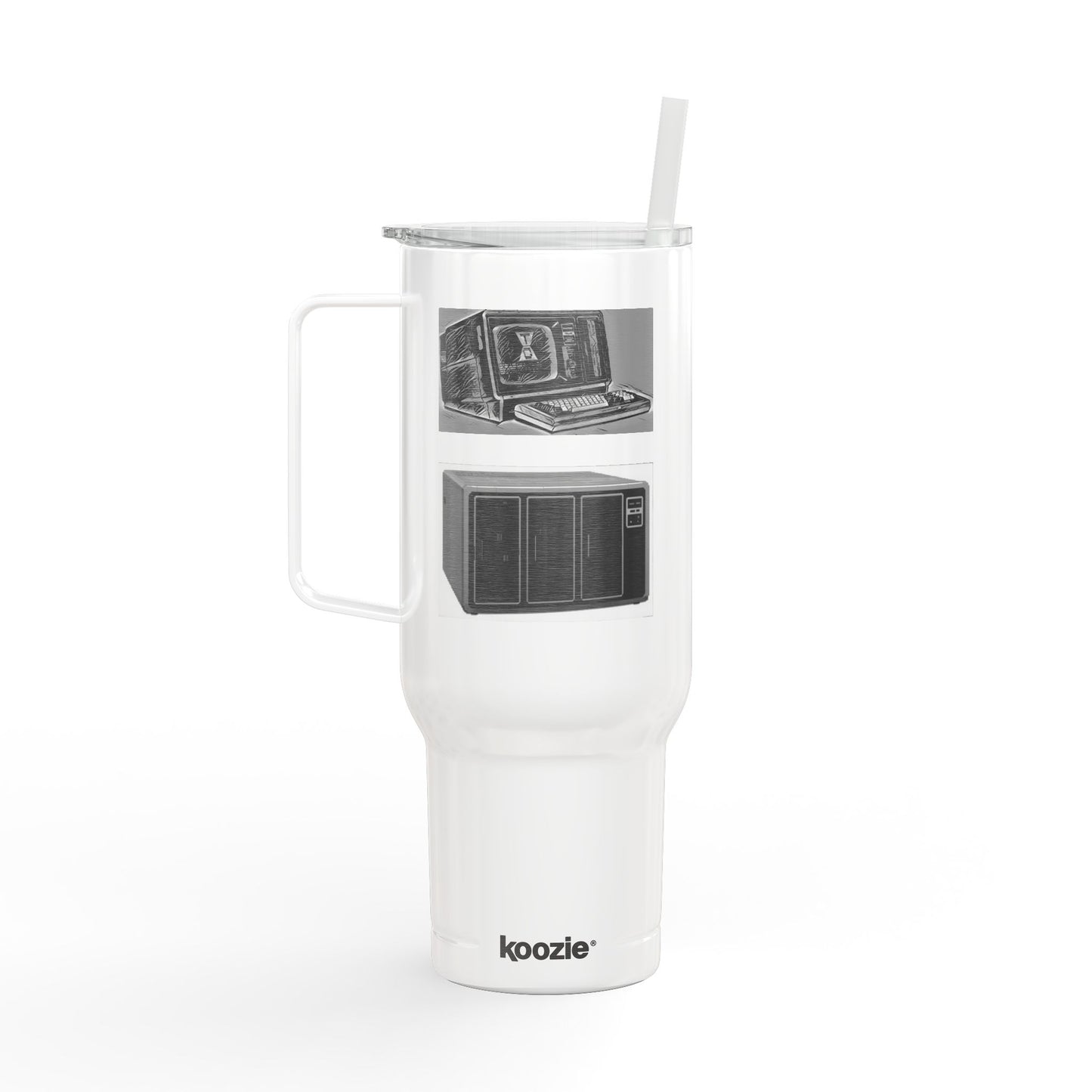 Classic Business Machine, Retro Drinkware for Home and Outdoor, Perfect Gift for Birthdays and Holidays, Engraved Mug