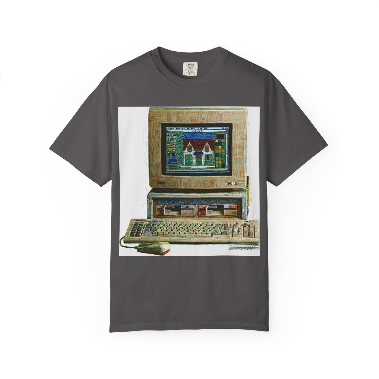 Classic business machine inspired T-Shirt | Oil Paint Art | Ideal for tech enthusiasts and collectors