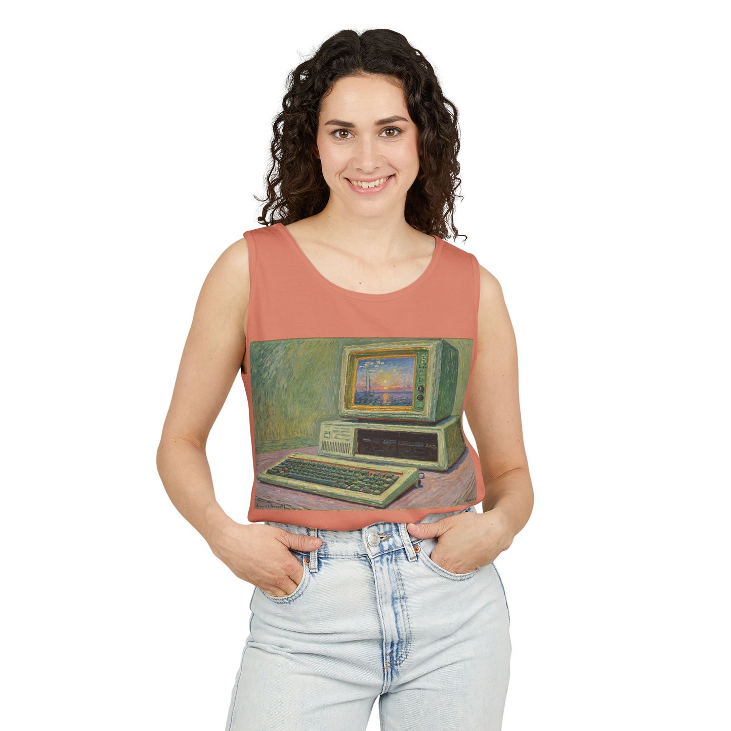 Classic PC Tank Top | Unisex Retro Graphic Tee for Tech Lovers, Summer Fashion, Gift for Nerds, Festival Wear, 80s Style