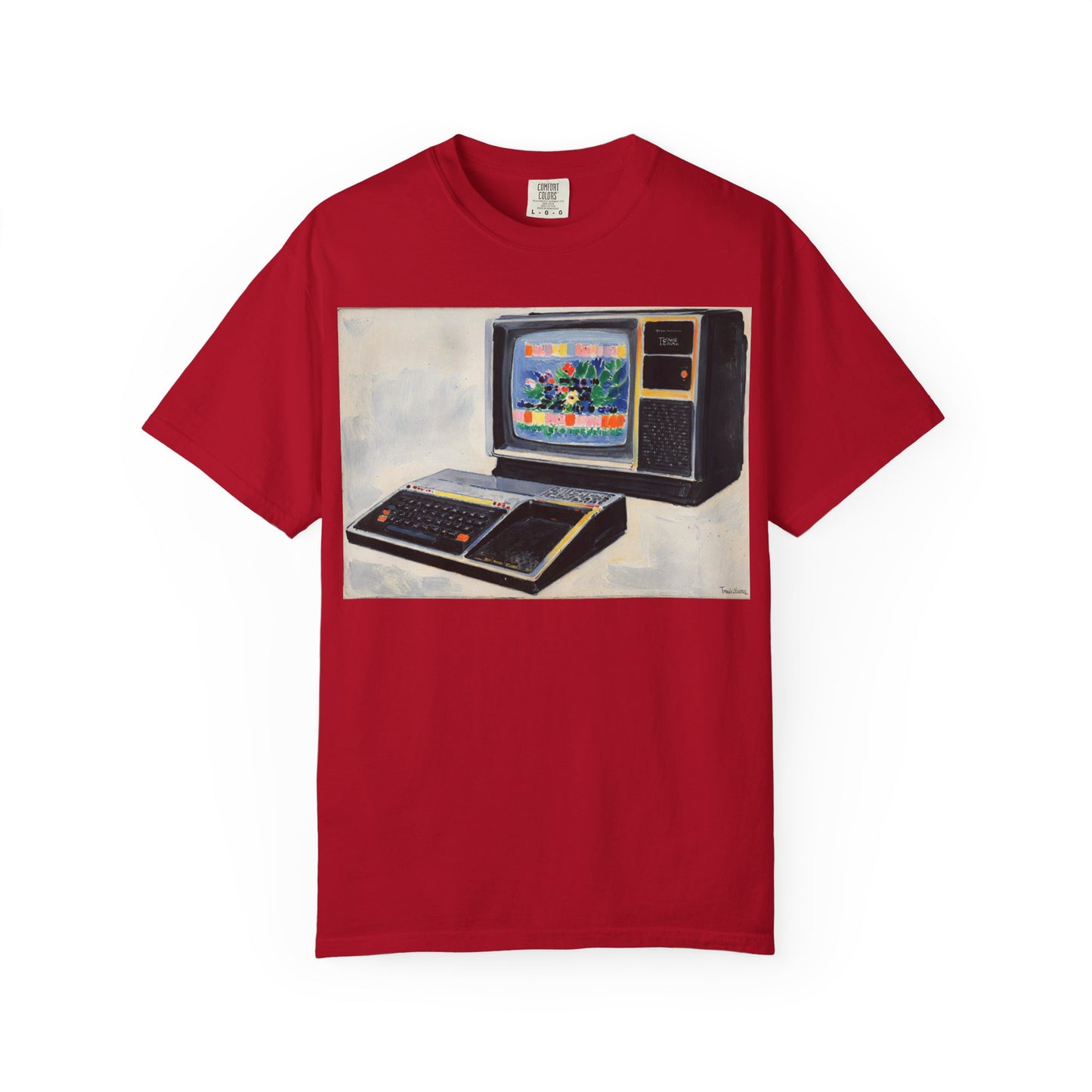 TI 99/4A Home Computer T-Shirt | Canvas Art Color | Ideal for tech enthusiasts and collectors