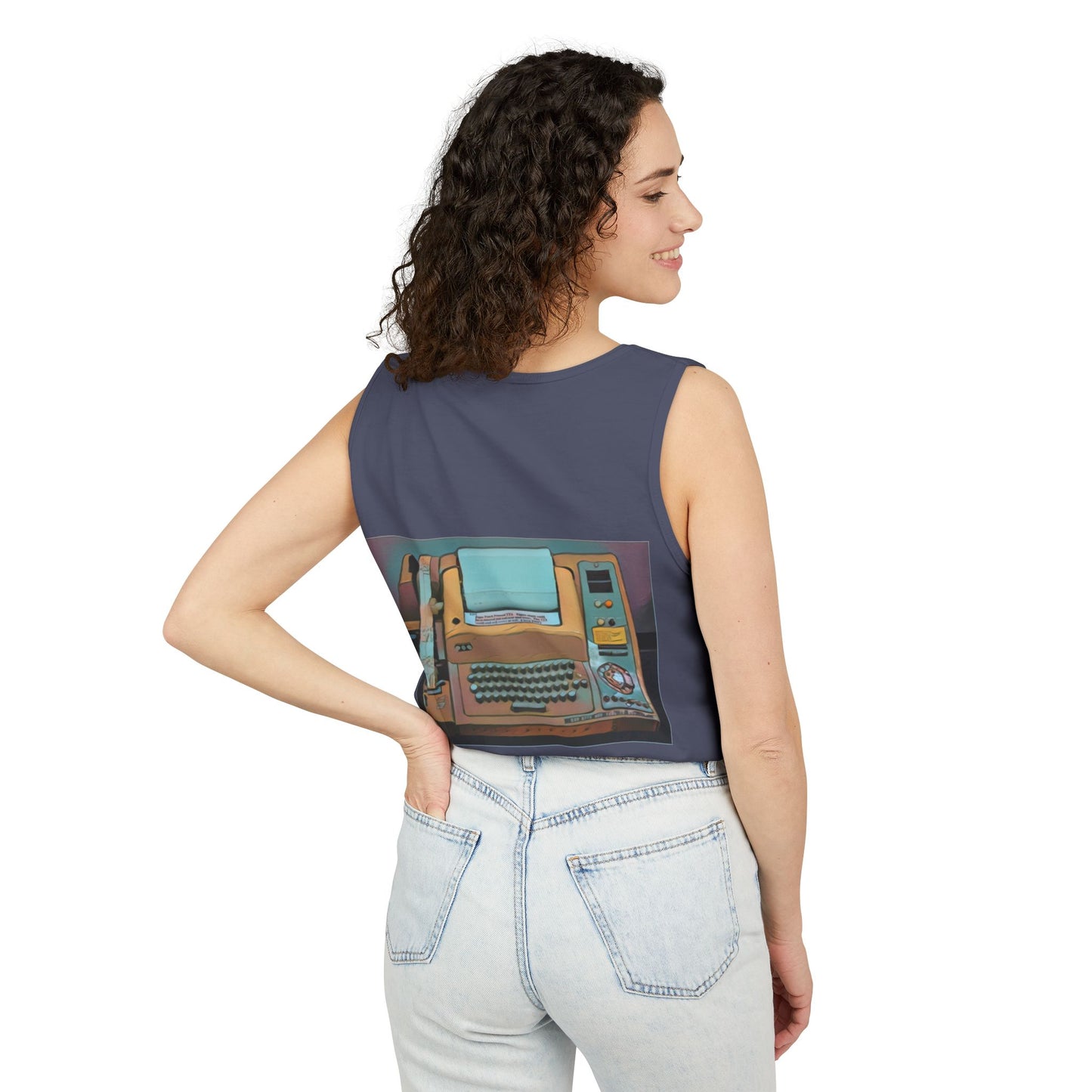 IMSAI 8080 Inspired Tank Top | Unisex Retro Graphic Tee for Tech Lovers, Summer Fashion, Gift for Nerds, Festival Wear, 80s Style