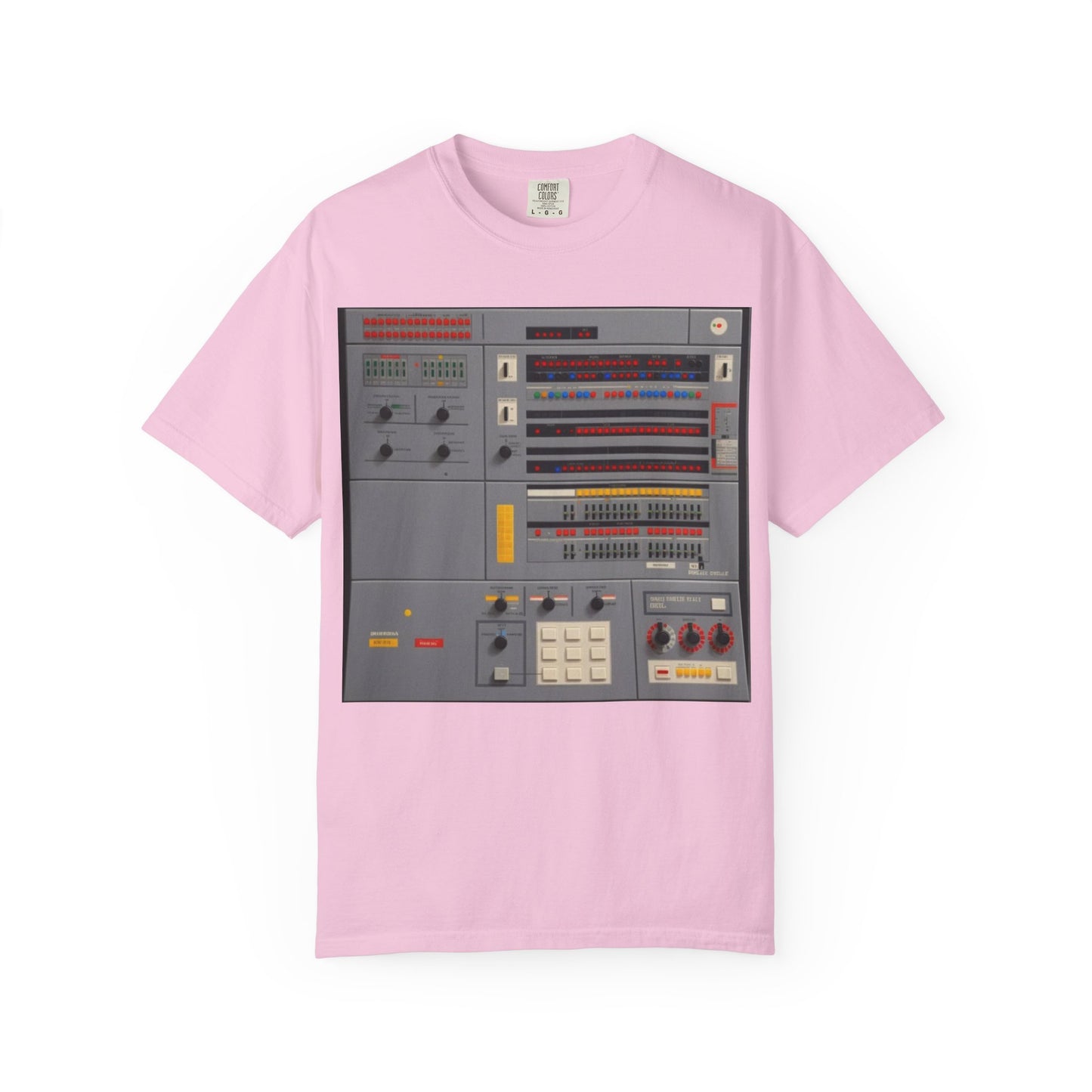 Classic Mainframe Computer Control Panel T-Shirt - Pixel Art Color