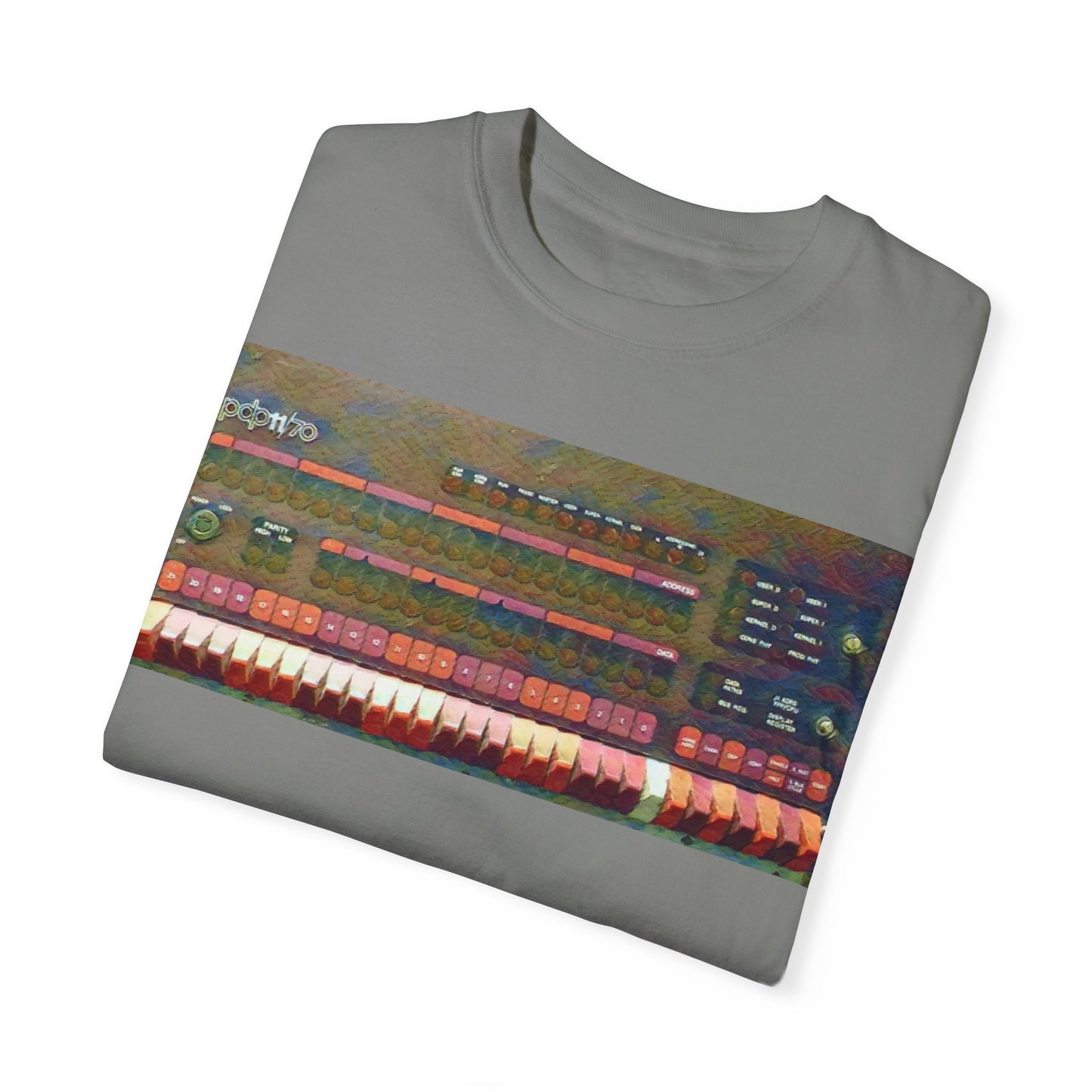Classic Mini Computer T-Shirt - Paint Art Color