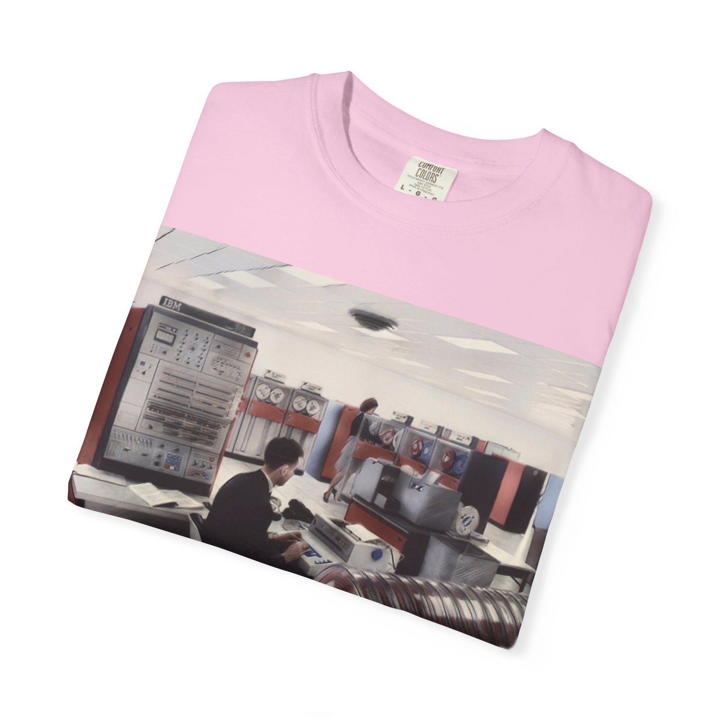 Classic Mainframe Computer T-Shirt - Ink Art Color