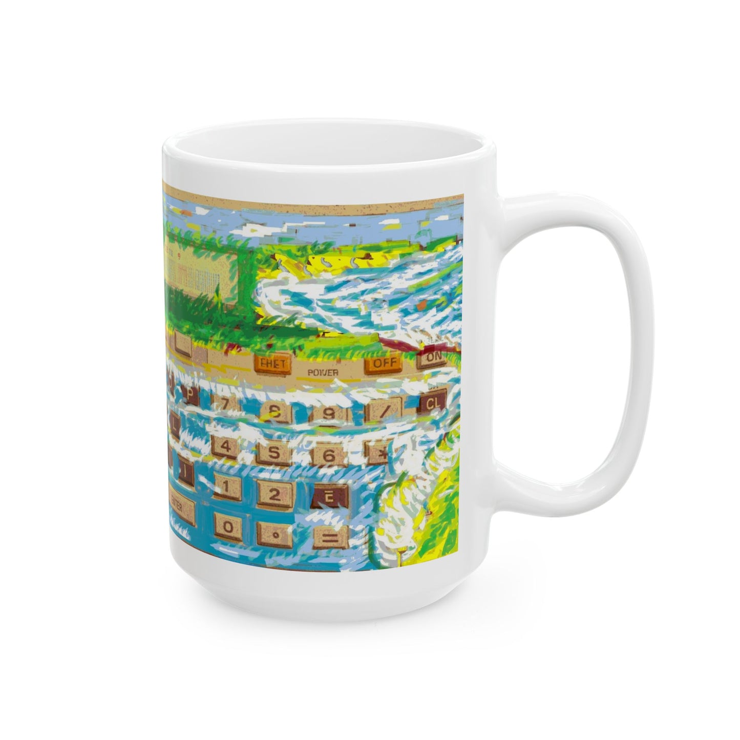 Classic Pocket Computer Mug | Custom Art | Perfect for Tech Lovers