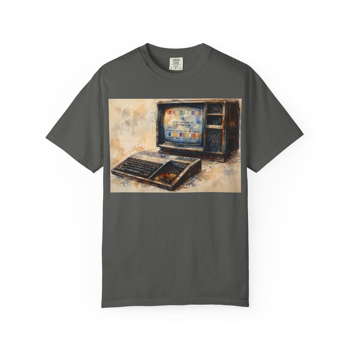TI 99/4A Home Computer T-Shirt | Oil Art Color | Ideal for tech enthusiasts and collectors