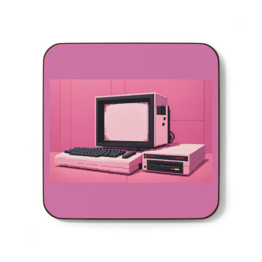 8 Bit Home Computer Coaster | Pixel Art Color | Especially for collectors and tech enthusiasts
