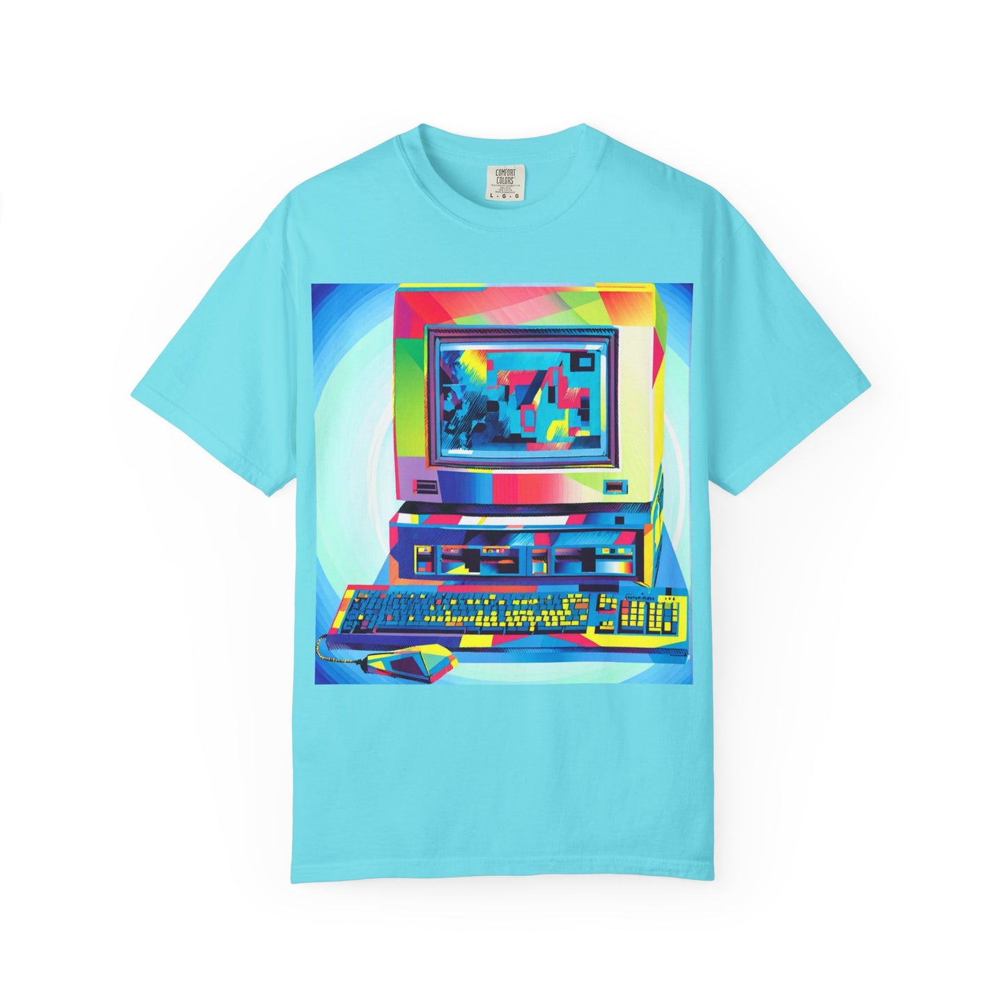 Classic business machine inspired T-Shirt | Multi-Color Art | Ideal for tech enthusiasts and collectors