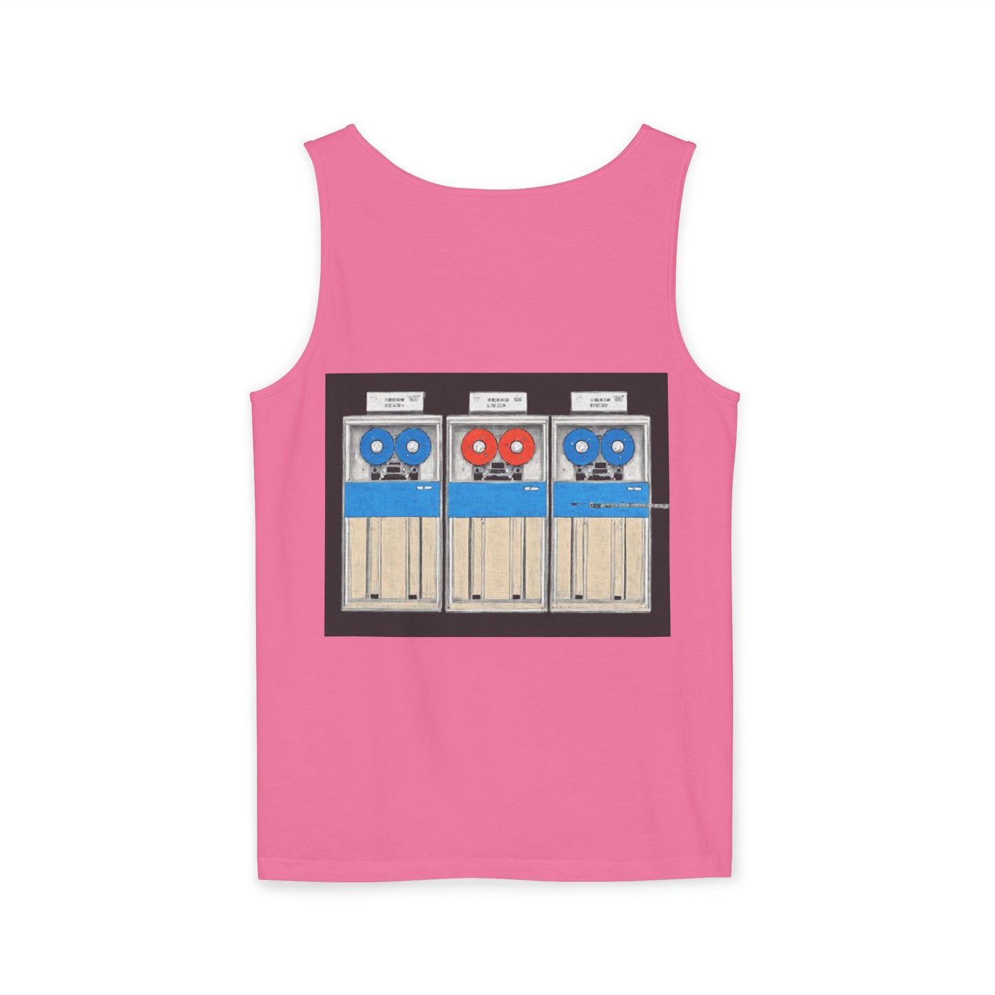 Mainframe Inspired Tank Top | Unisex Retro Graphic Tee for Tech Lovers, Summer Fashion, Gift for Nerds, Festival Wear, 80s Style