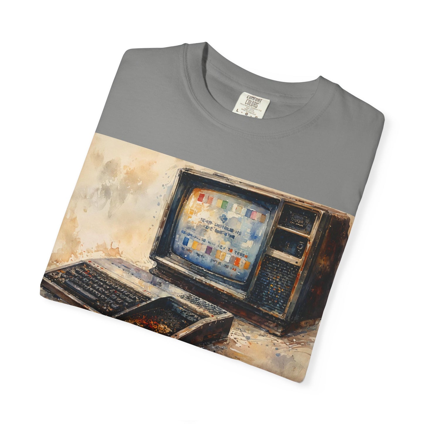 TI 99/4A Home Computer T-Shirt | Oil Art Color | Ideal for tech enthusiasts and collectors