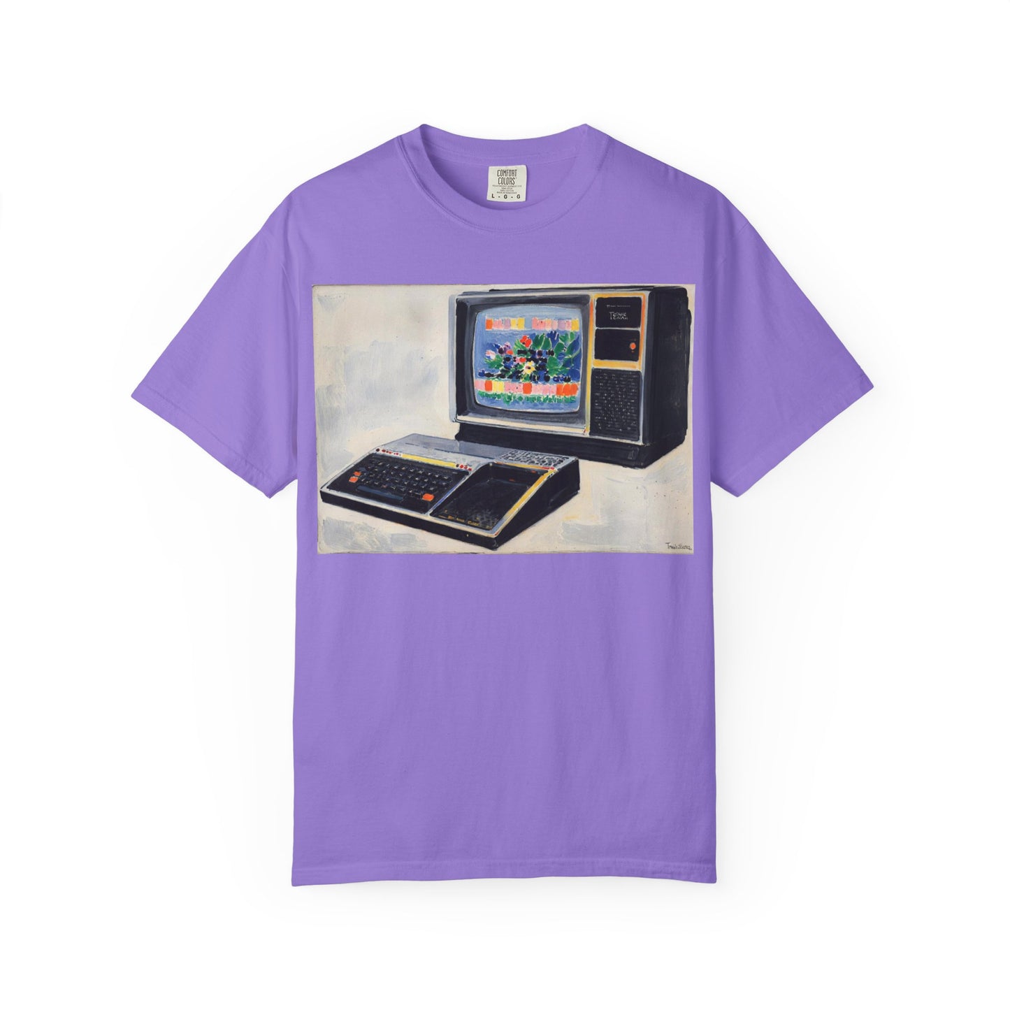 TI 99/4A Home Computer T-Shirt | Canvas Art Color | Ideal for tech enthusiasts and collectors