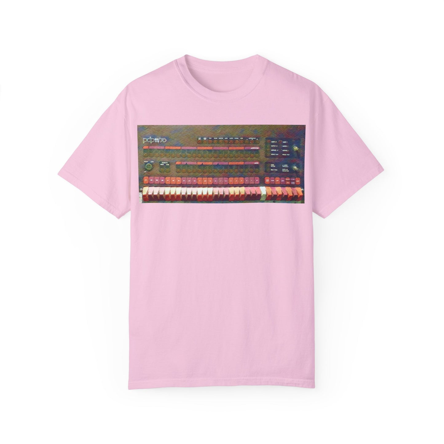 Classic Mini Computer T-Shirt - Paint Art Color