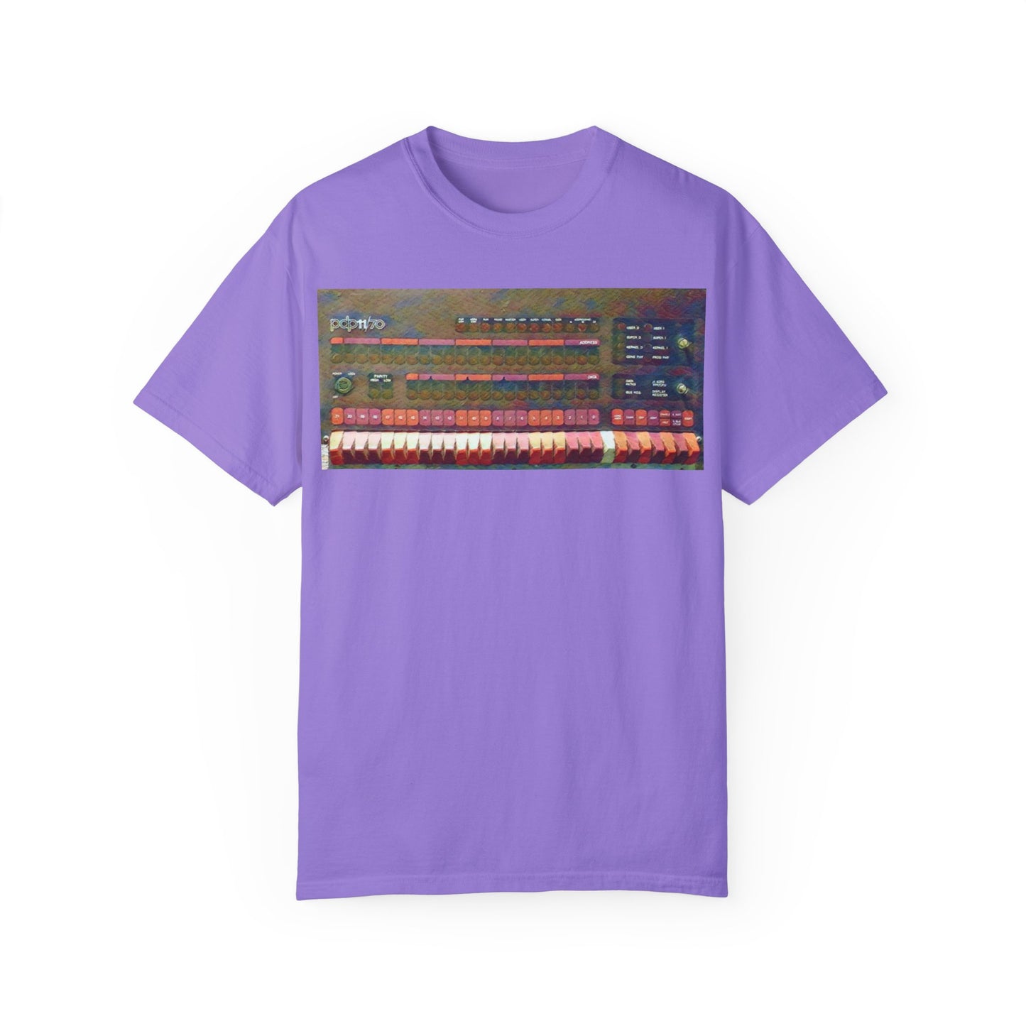 Classic Mini Computer T-Shirt - Paint Art Color
