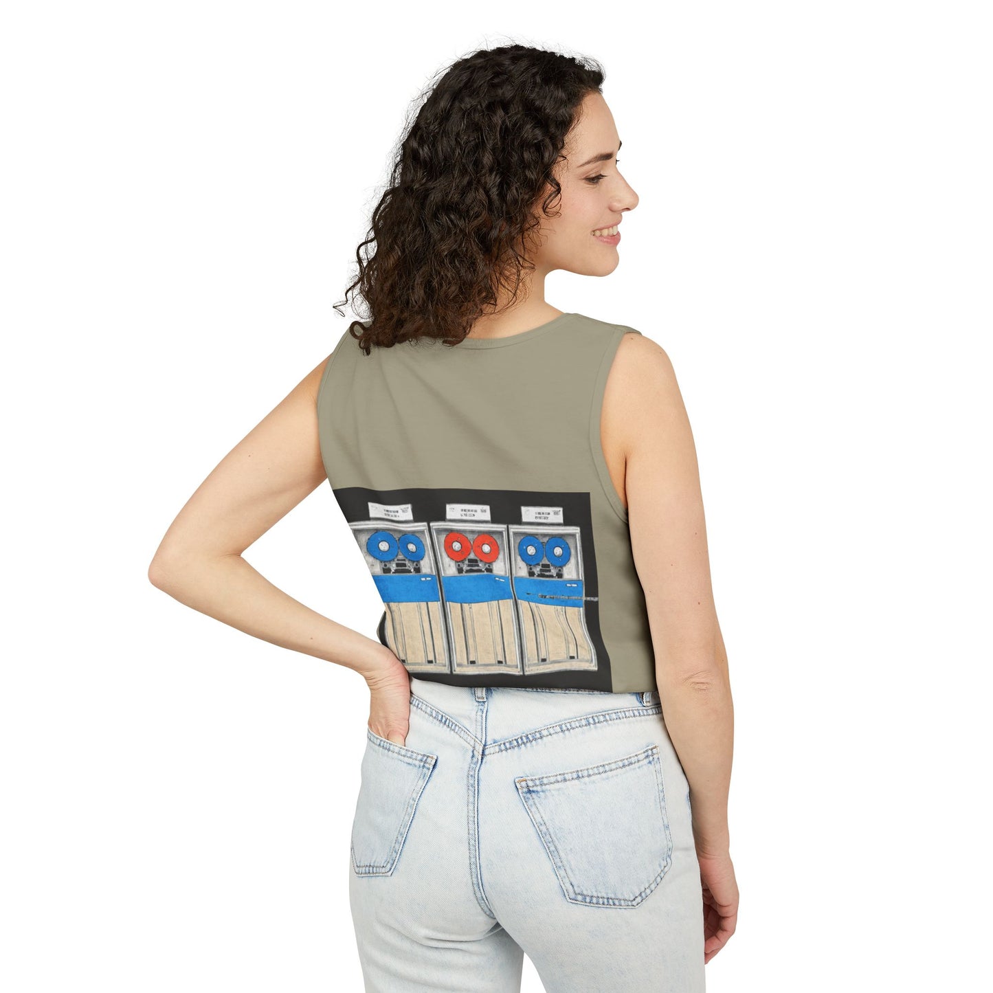Mainframe Inspired Tank Top | Unisex Retro Graphic Tee for Tech Lovers, Summer Fashion, Gift for Nerds, Festival Wear, 80s Style