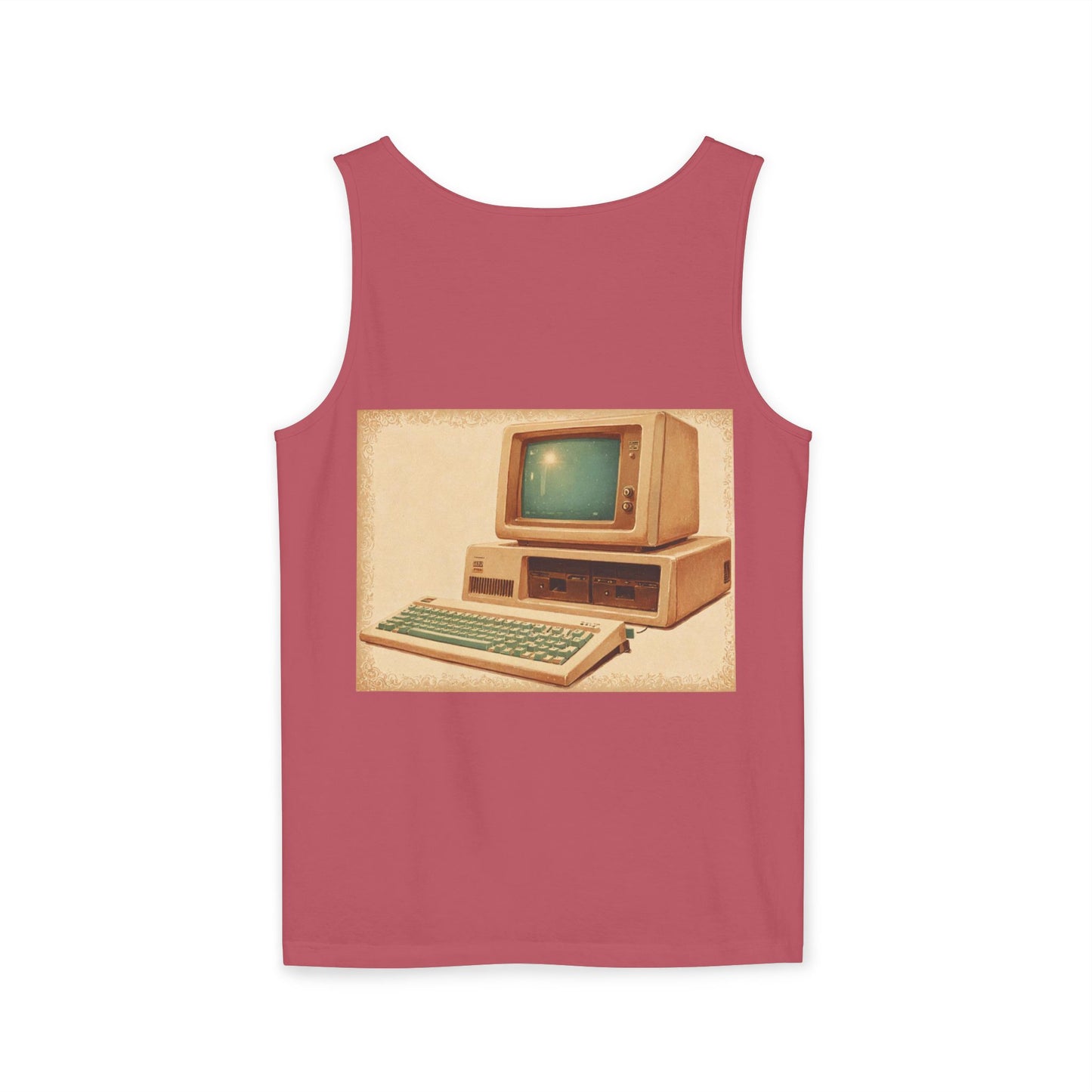 Classic PC Tank Top | Unisex Retro Graphic Tee for Tech Lovers, Summer Fashion, Gift for Nerds, Festival Wear, 80s Style