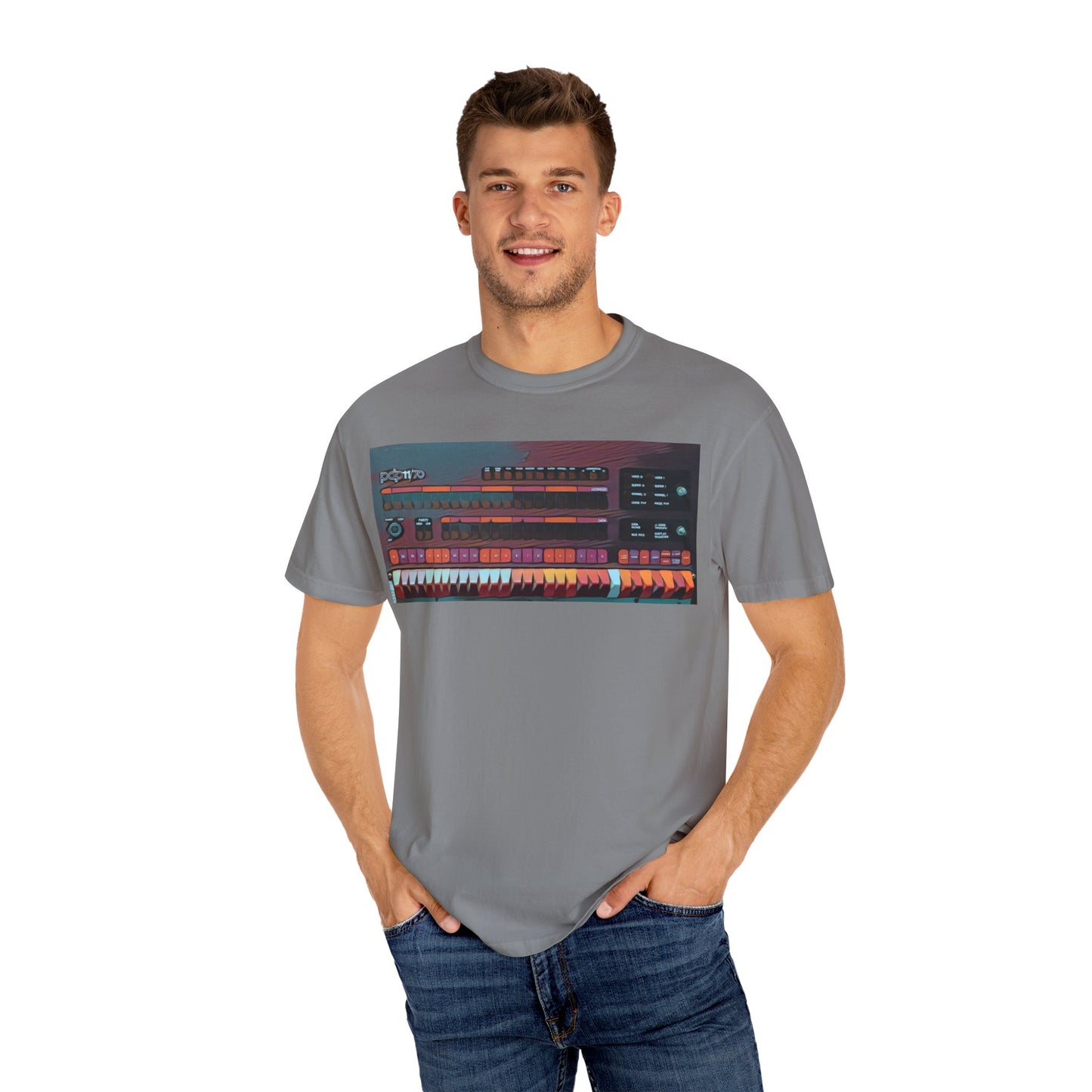 Classic Mini Computer T-Shirt - Print Art Color