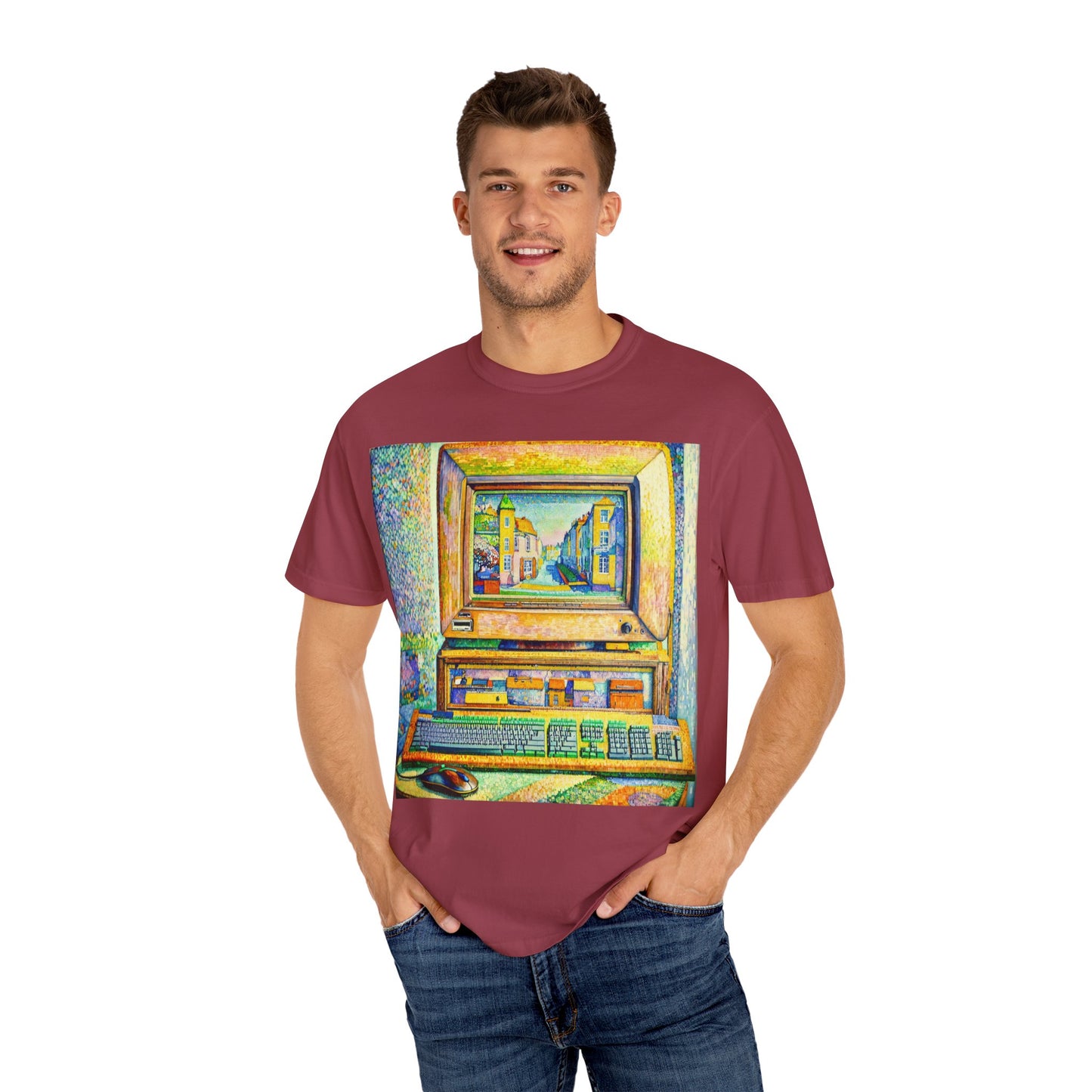 Classic business machine inspired T-Shirt | Modern Art | Ideal for tech enthusiasts and collectors
