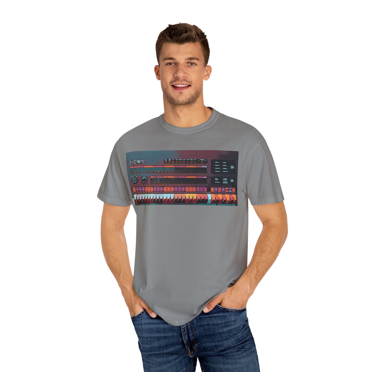 Classic Mini Computer T-Shirt - Print Art Color
