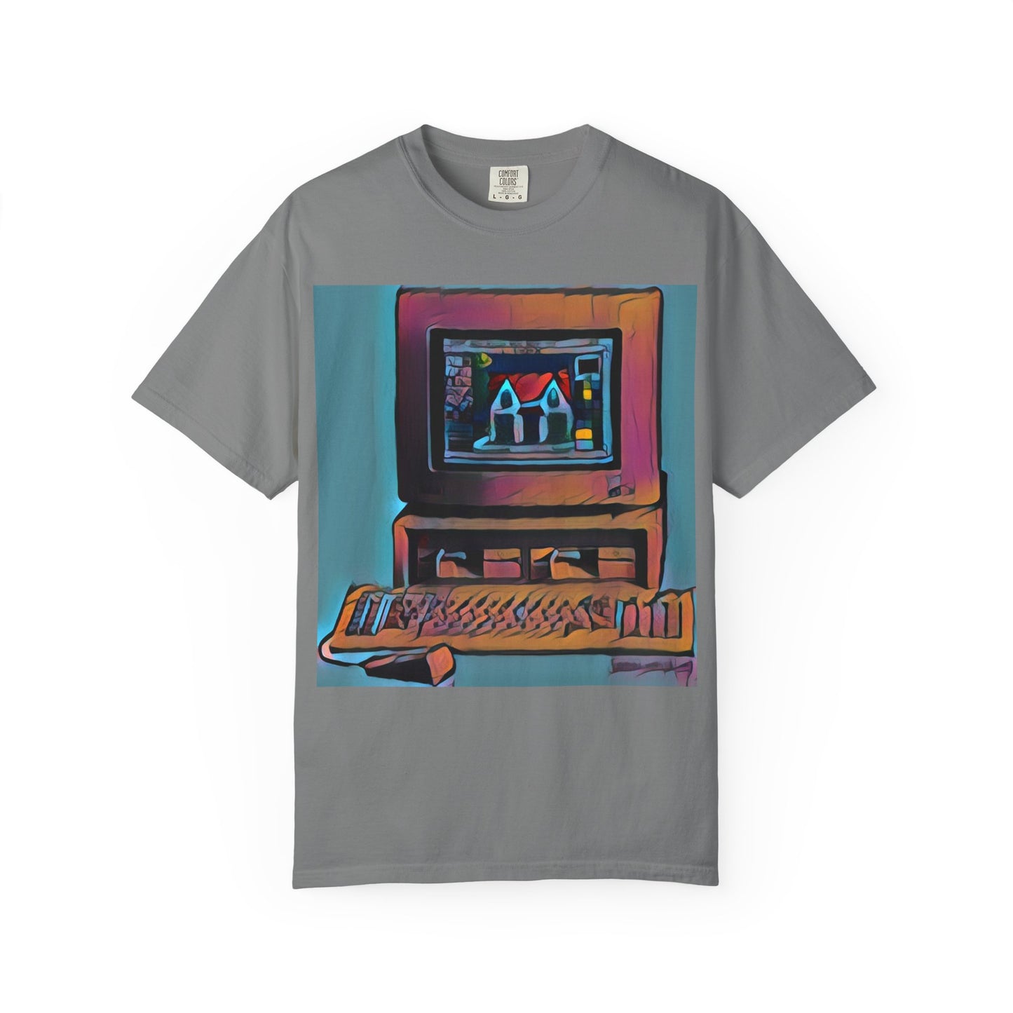 Classic business machine inspired T-Shirt | Color Print Art | Ideal for tech enthusiasts and collectors