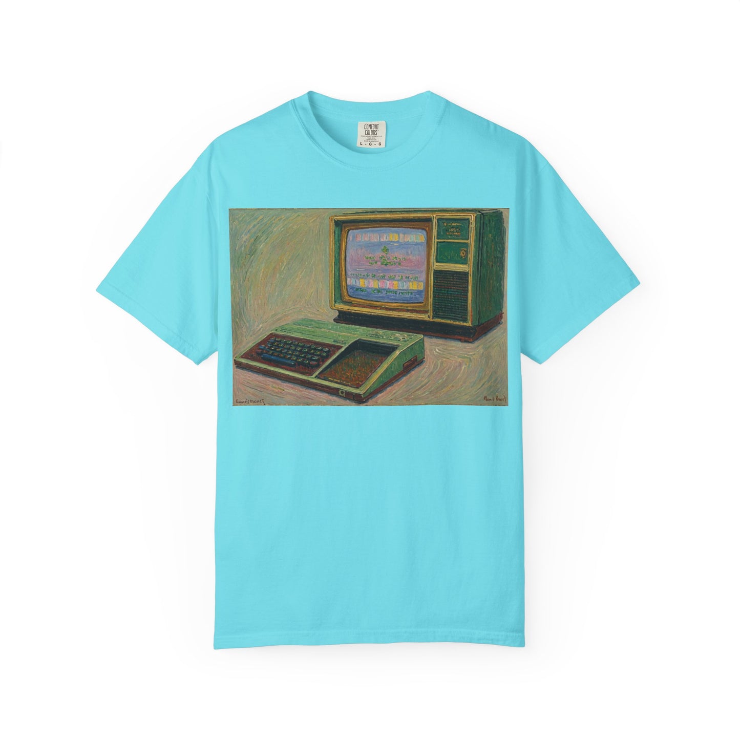 TI 99/4A Home Computer T-Shirt | Oil Art 2 | Ideal for tech enthusiasts and collectors