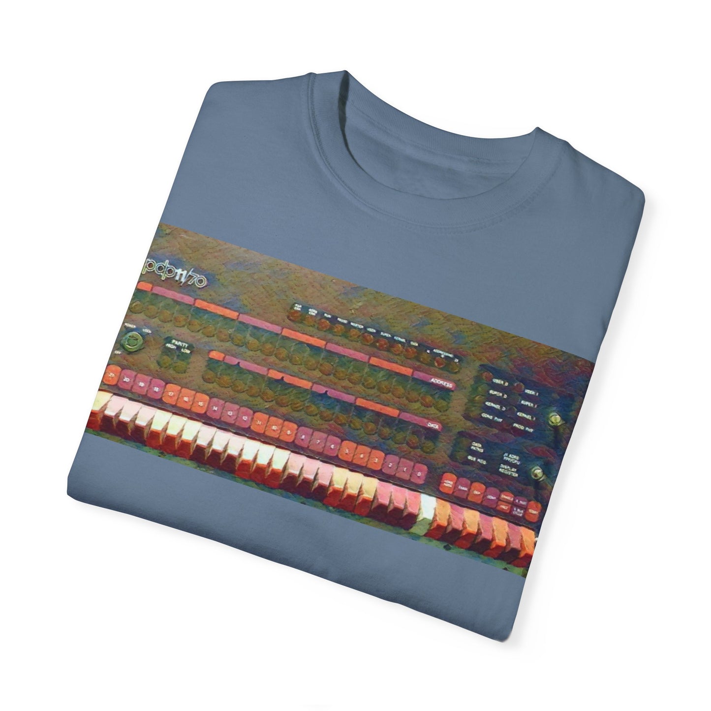 Classic Mini Computer T-Shirt - Paint Art Color