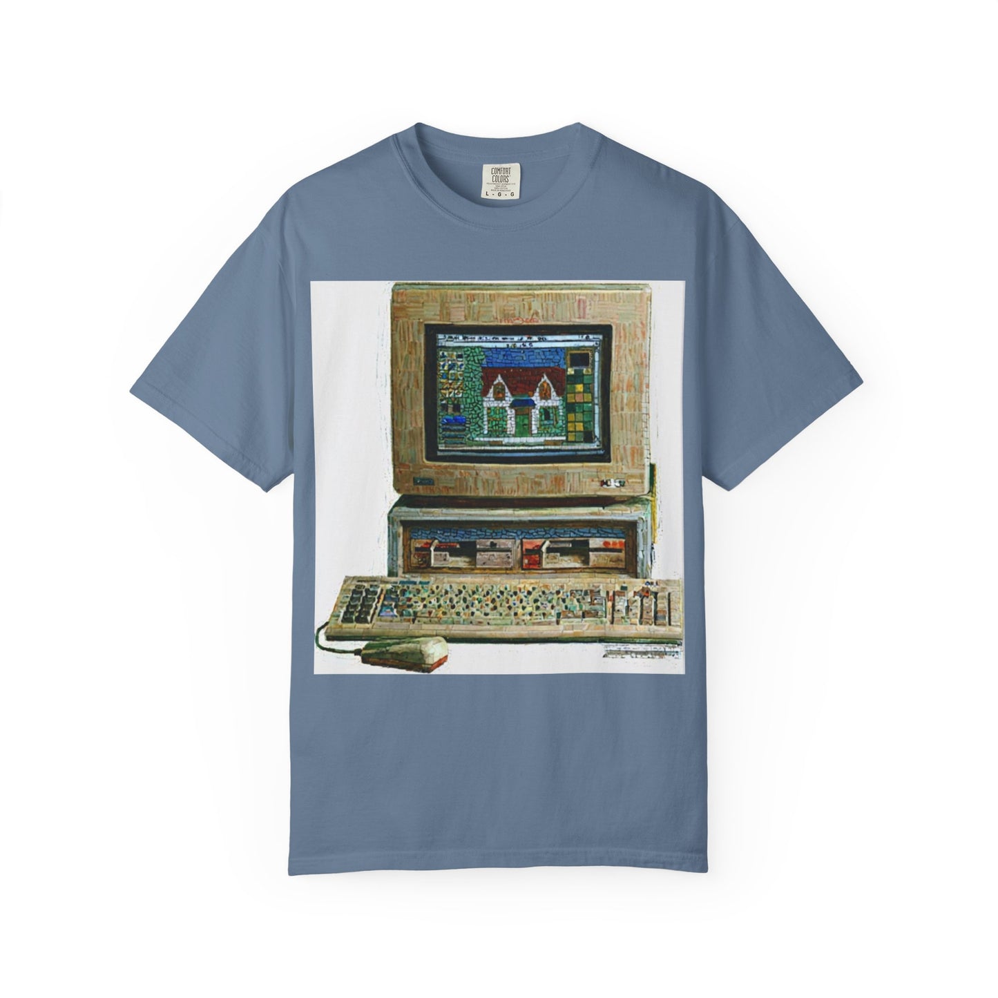 Classic business machine inspired T-Shirt | Oil Paint Art | Ideal for tech enthusiasts and collectors