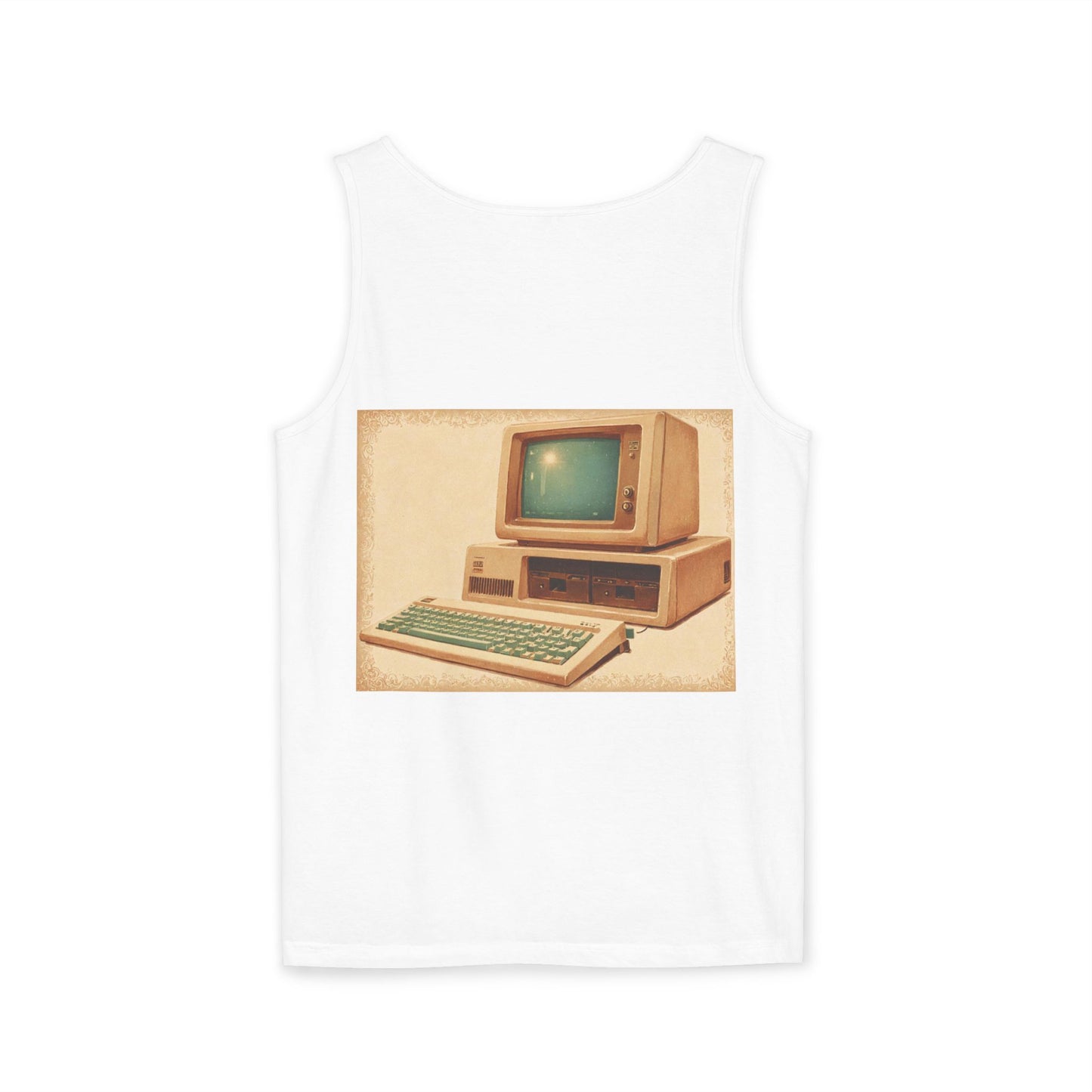 Classic PC Tank Top | Unisex Retro Graphic Tee for Tech Lovers, Summer Fashion, Gift for Nerds, Festival Wear, 80s Style