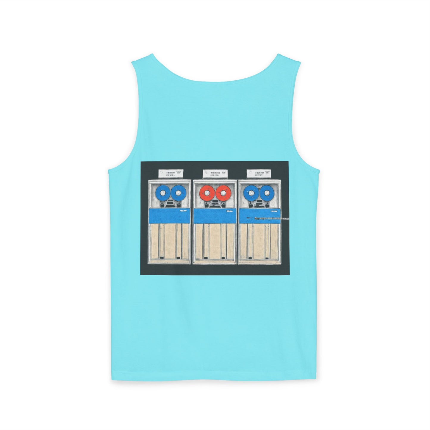 Mainframe Inspired Tank Top | Unisex Retro Graphic Tee for Tech Lovers, Summer Fashion, Gift for Nerds, Festival Wear, 80s Style